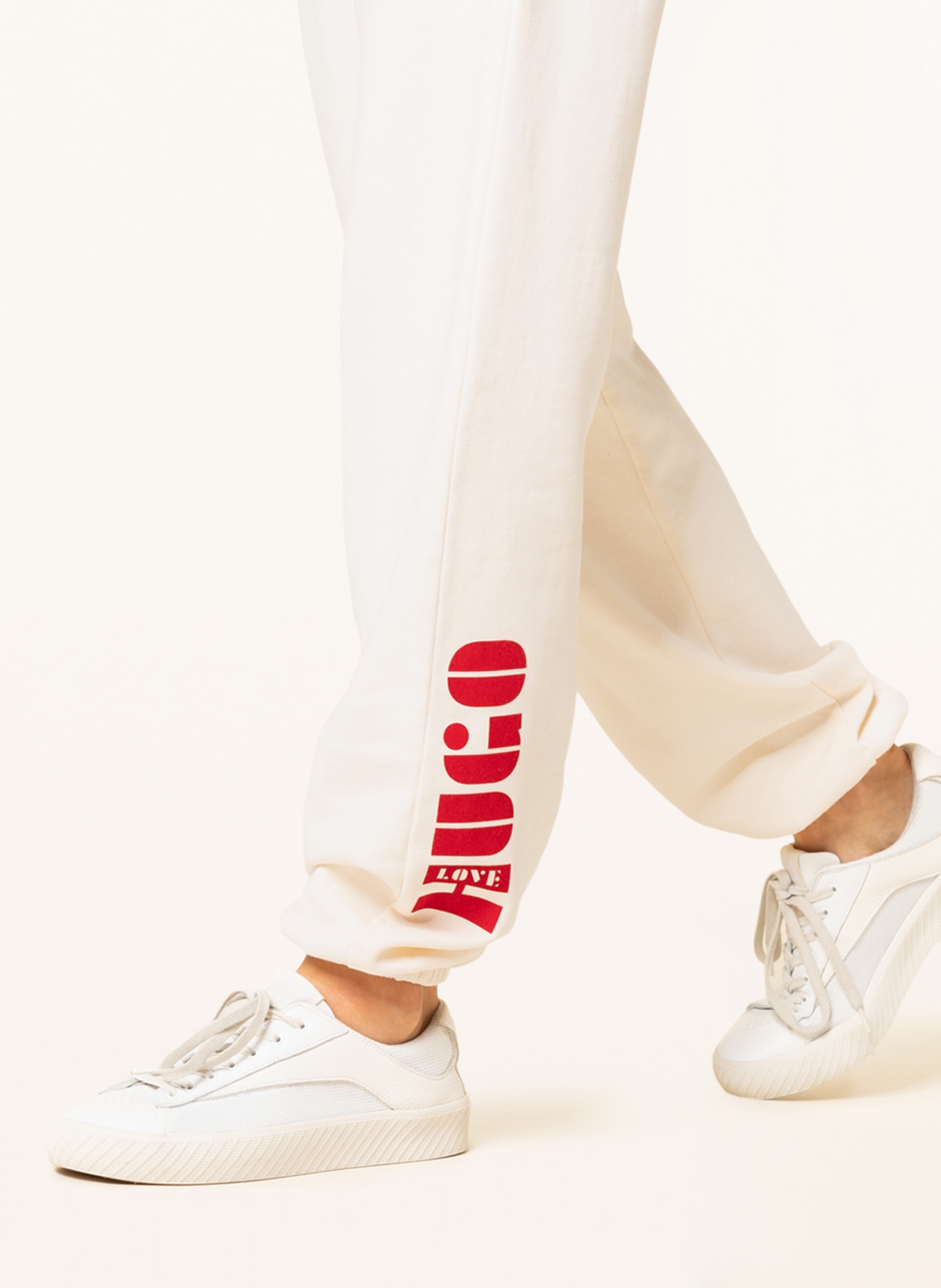HUGO Sweatpants NJOLA, Color: WHITE (Image 5)