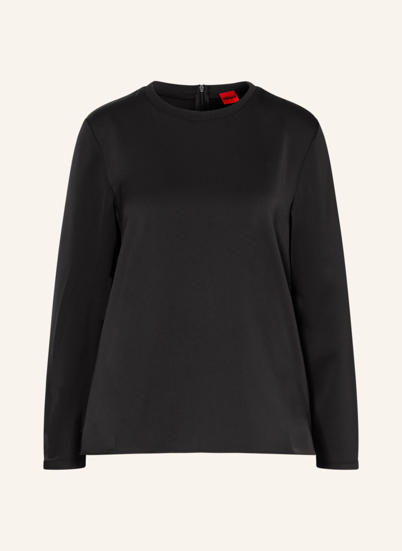 HUGO Shirt blouse CEFENI, Color: BLACK (Image 1)