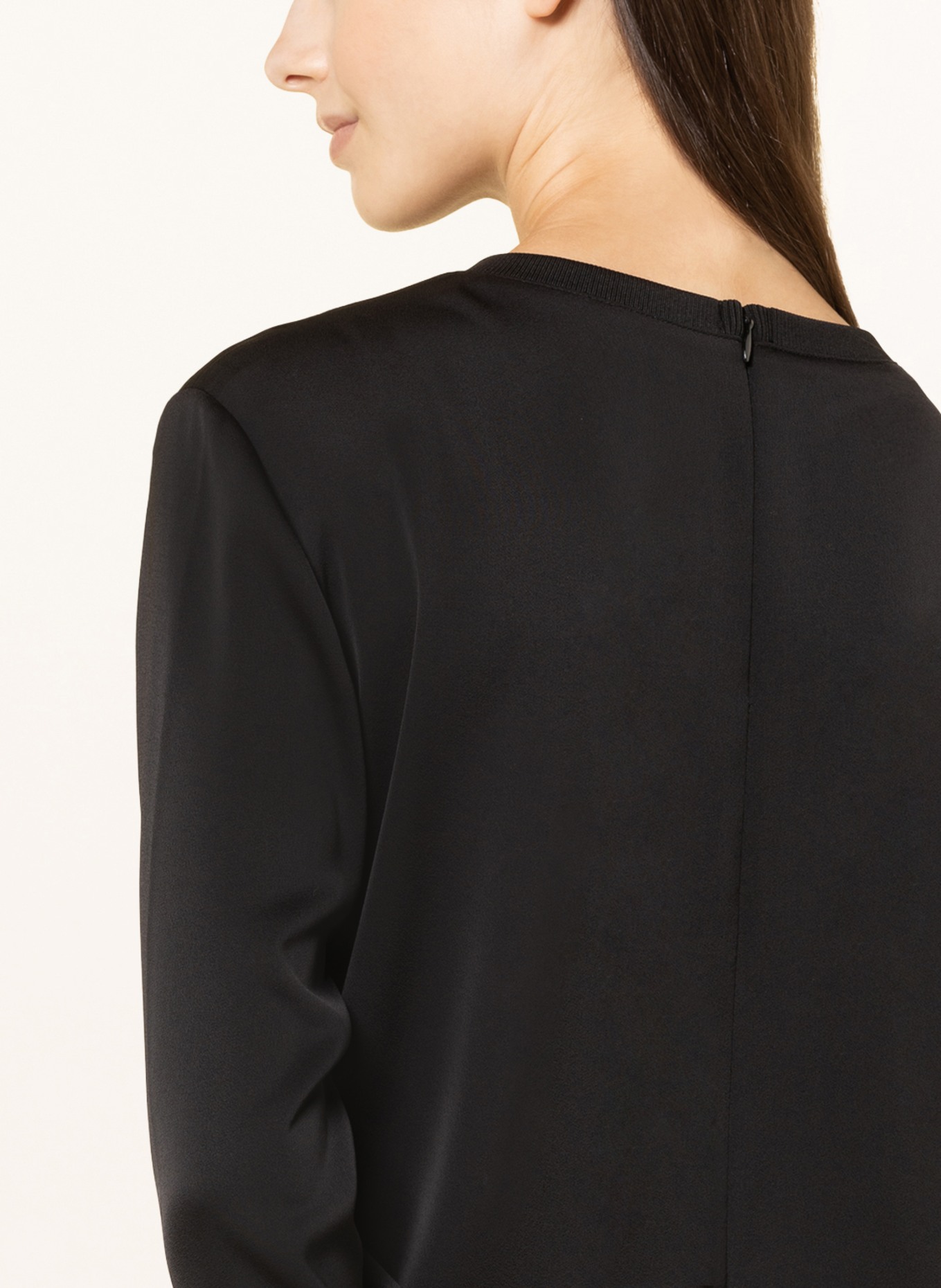 HUGO Shirt blouse CEFENI, Color: BLACK (Image 4)