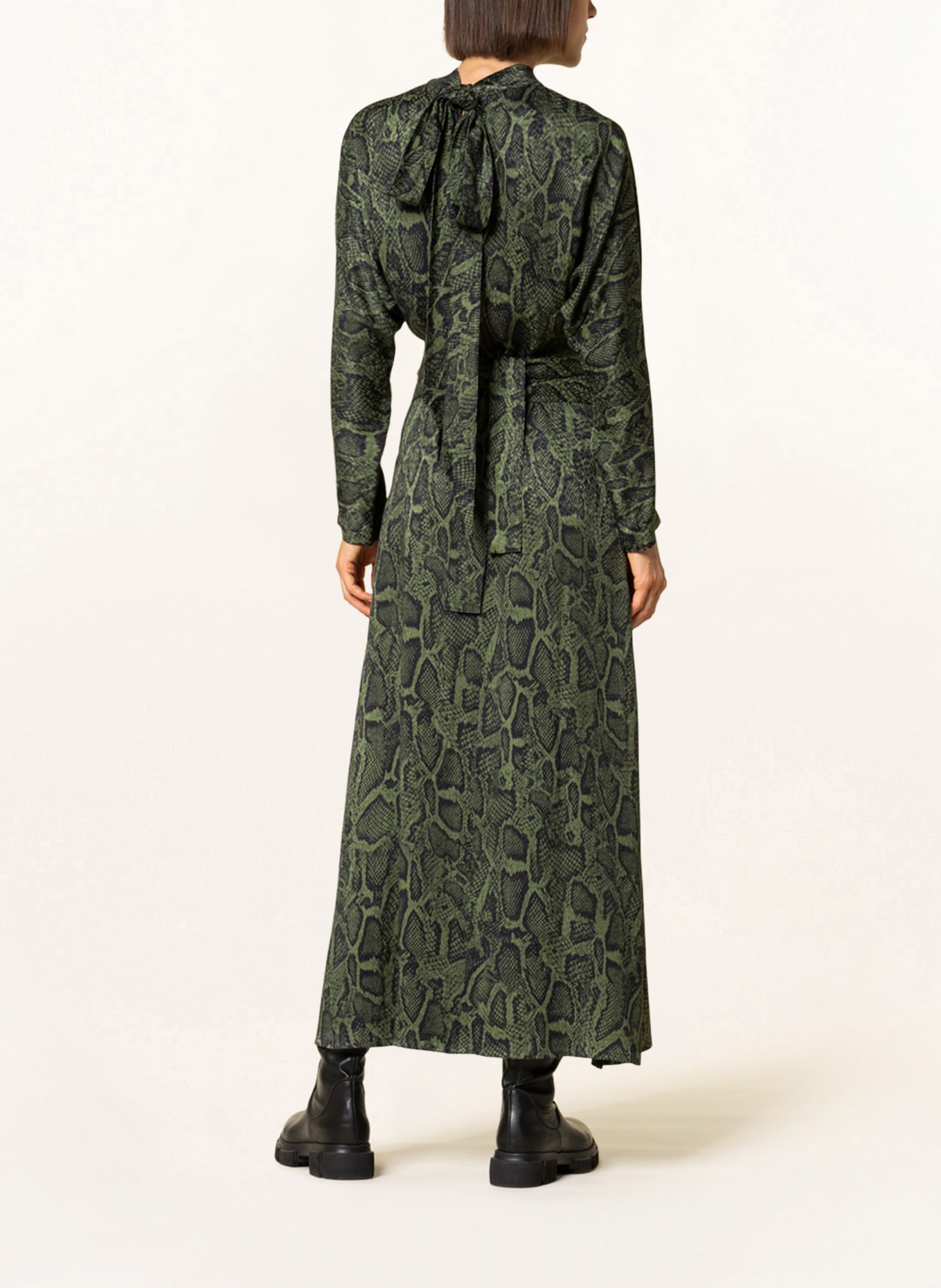 HUGO Dress KEZADIS, Color: GREEN (Image 3)