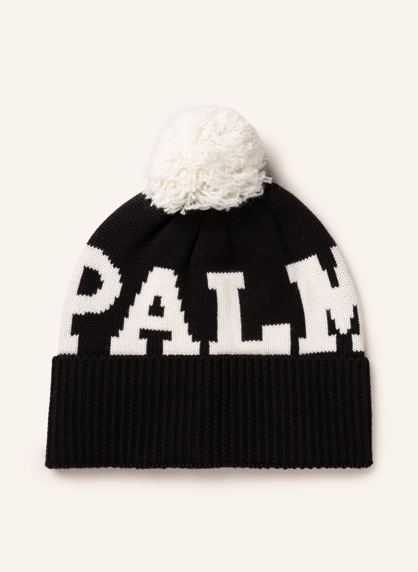 Palm Angels Hat, Color: BLACK/ WHITE (Image 1)