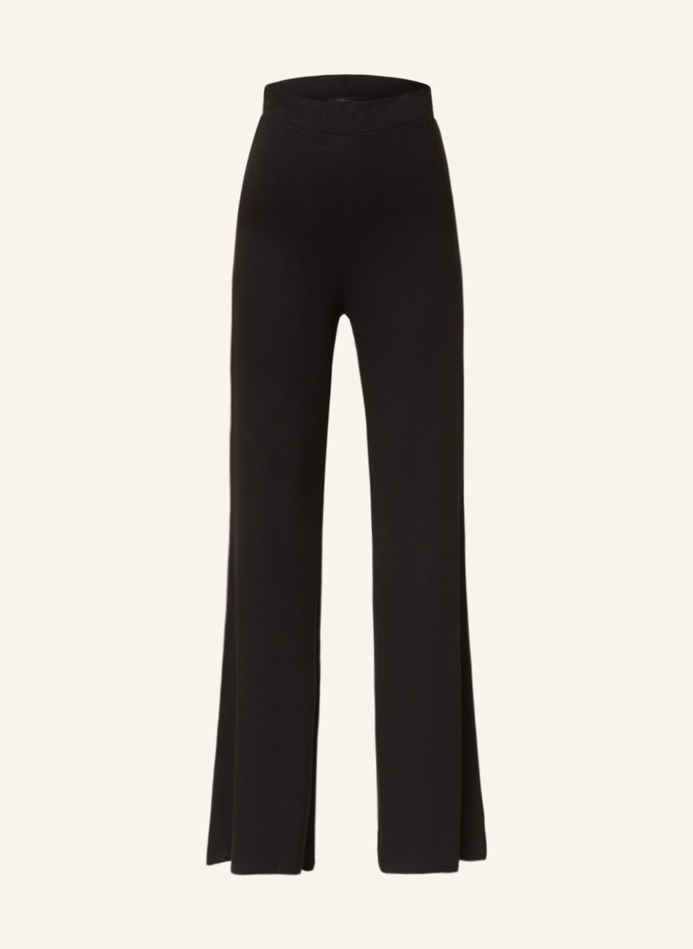 mavi Wide leg trousers, Color: BLACK (Image 1)