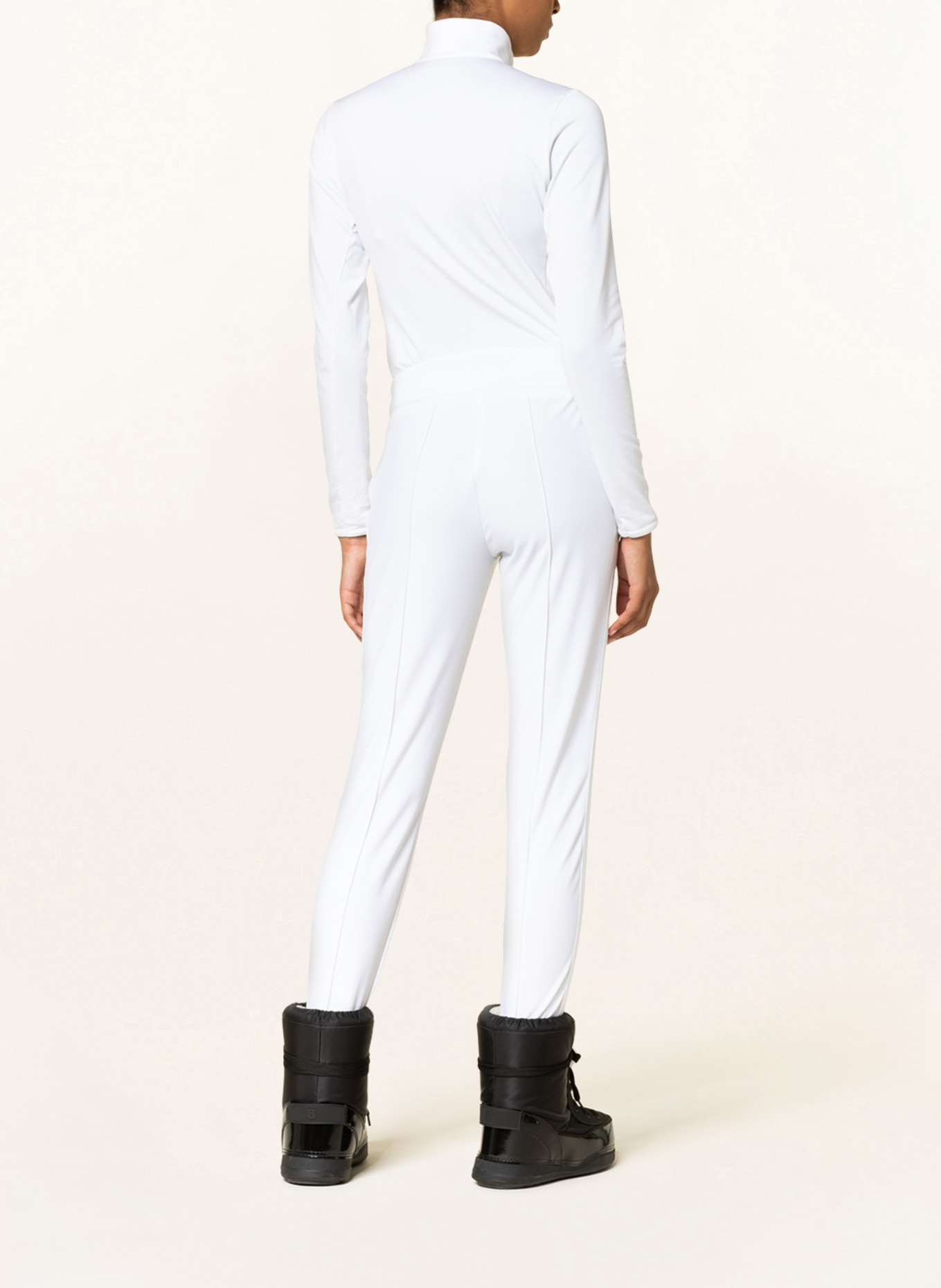 SPORTALM Stirrup ski pants, Color: WHITE/ BLACK (Image 3)