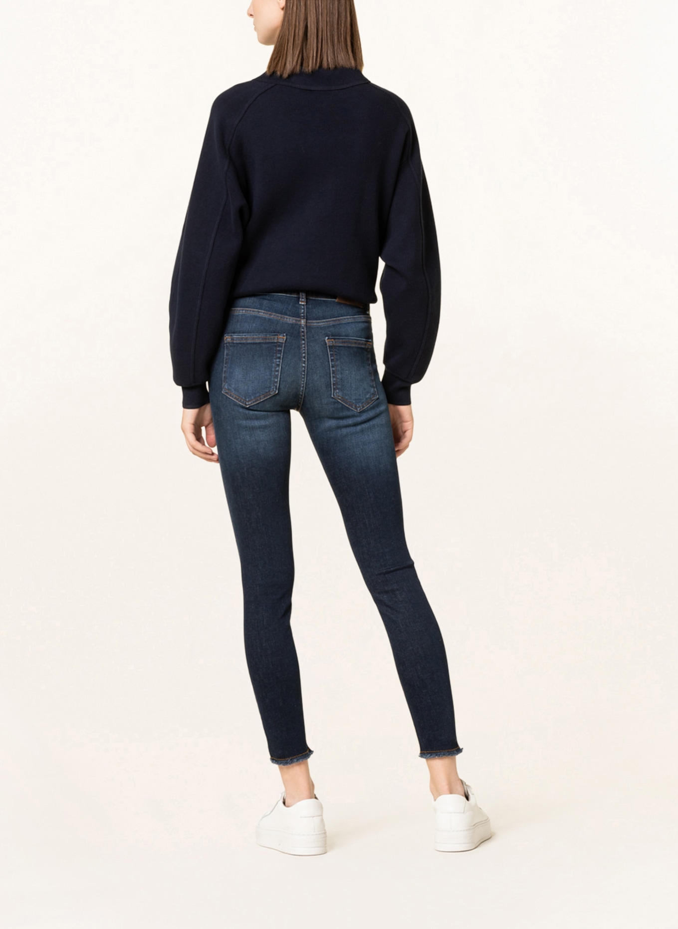 ONLY Skinny Jeans, Farbe: DARK BLUE DENIM (Bild 3)