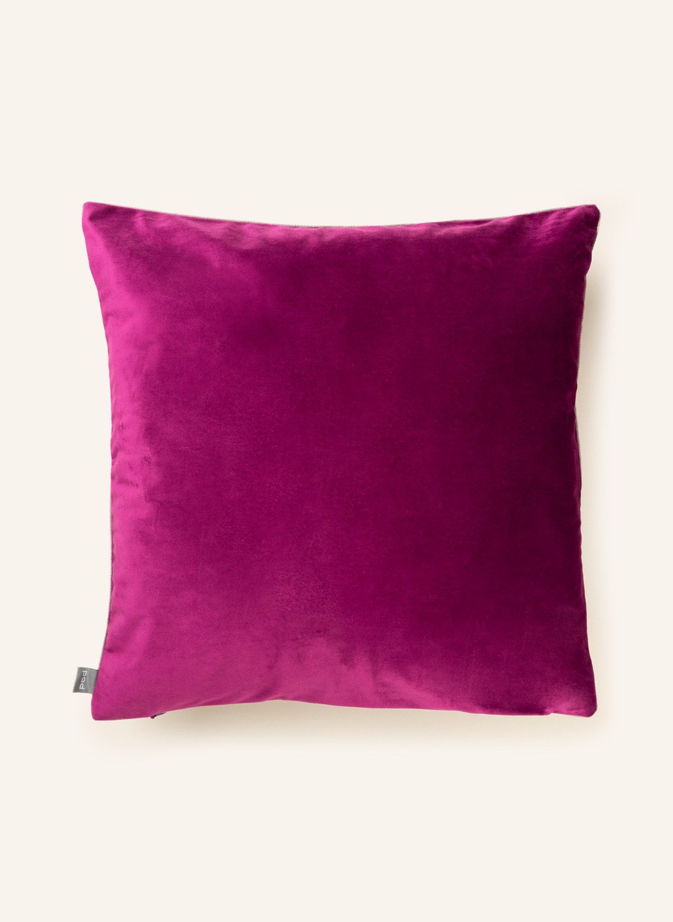 PAD Velvet decorative cushion cover ELEGANCE, Color: FUCHSIA (Image 2)