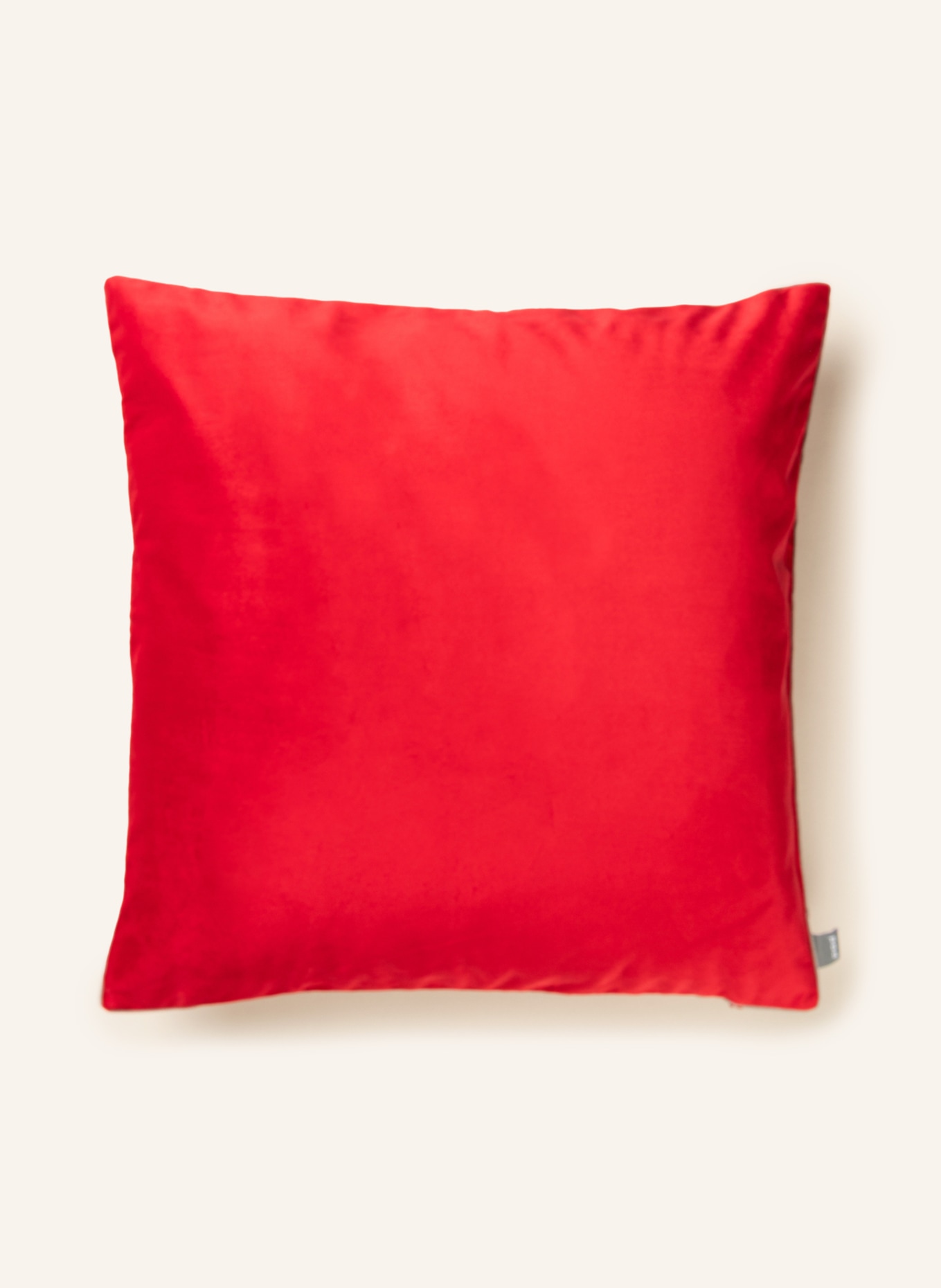 PAD Velvet decorative cushion cover ELEGANCE, Color: RED (Image 1)
