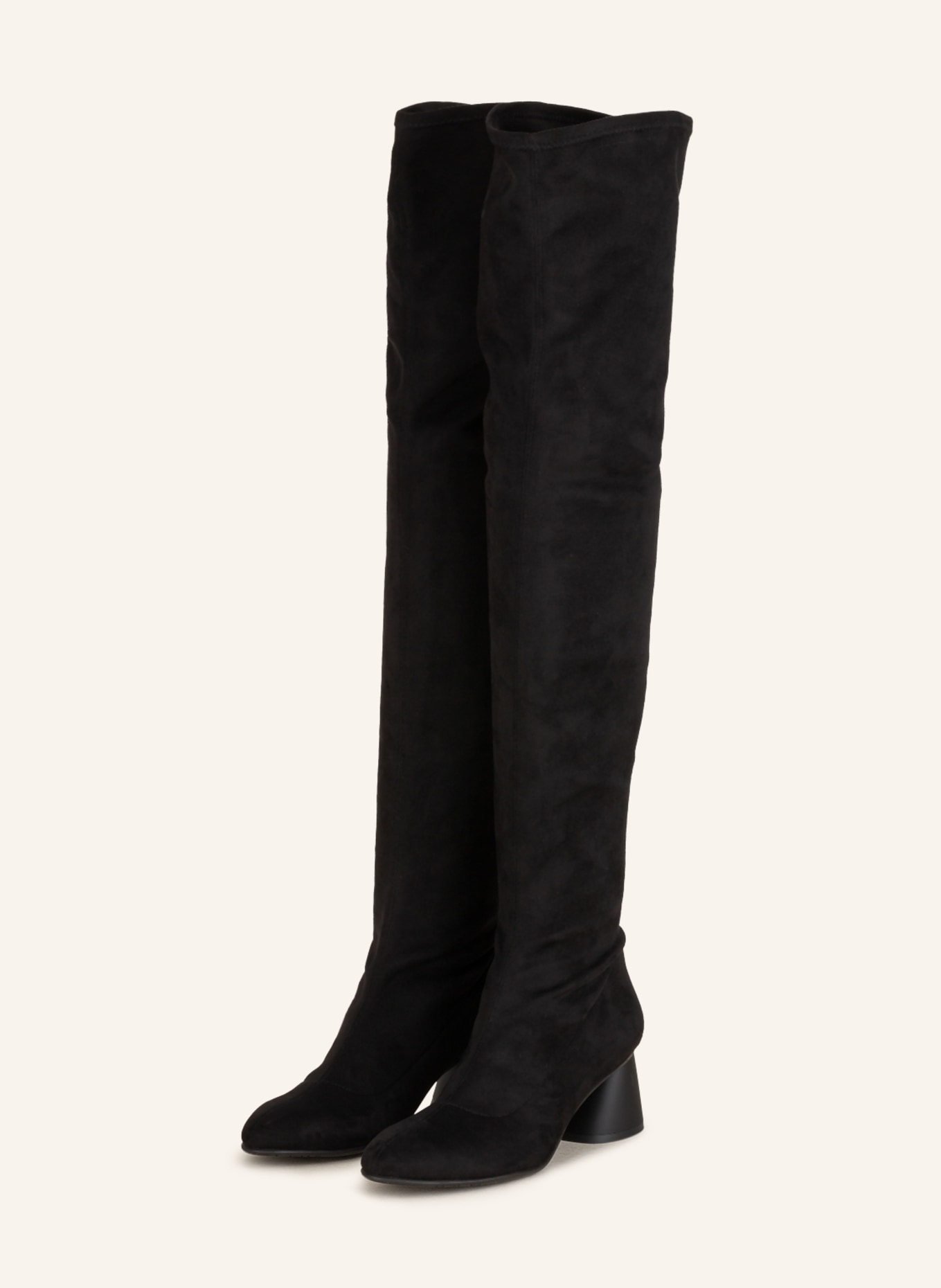 ras Over the knee boots, Color: BLACK (Image 1)
