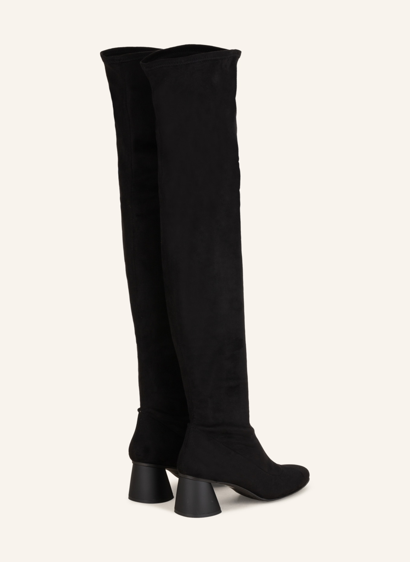 ras Over the knee boots, Color: BLACK (Image 2)