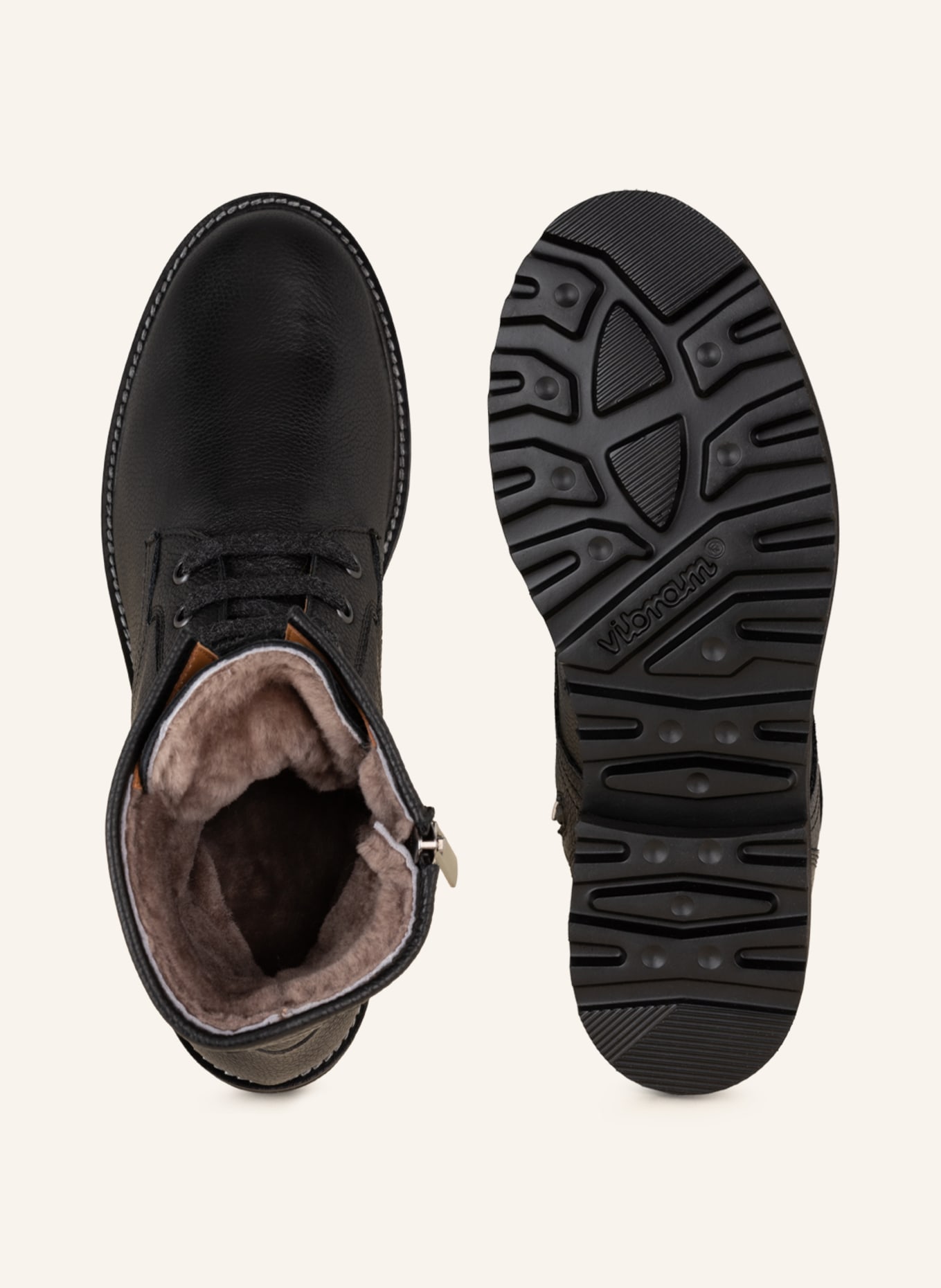 VIAMERCANTI Lace-up boots, Color: BLACK (Image 6)