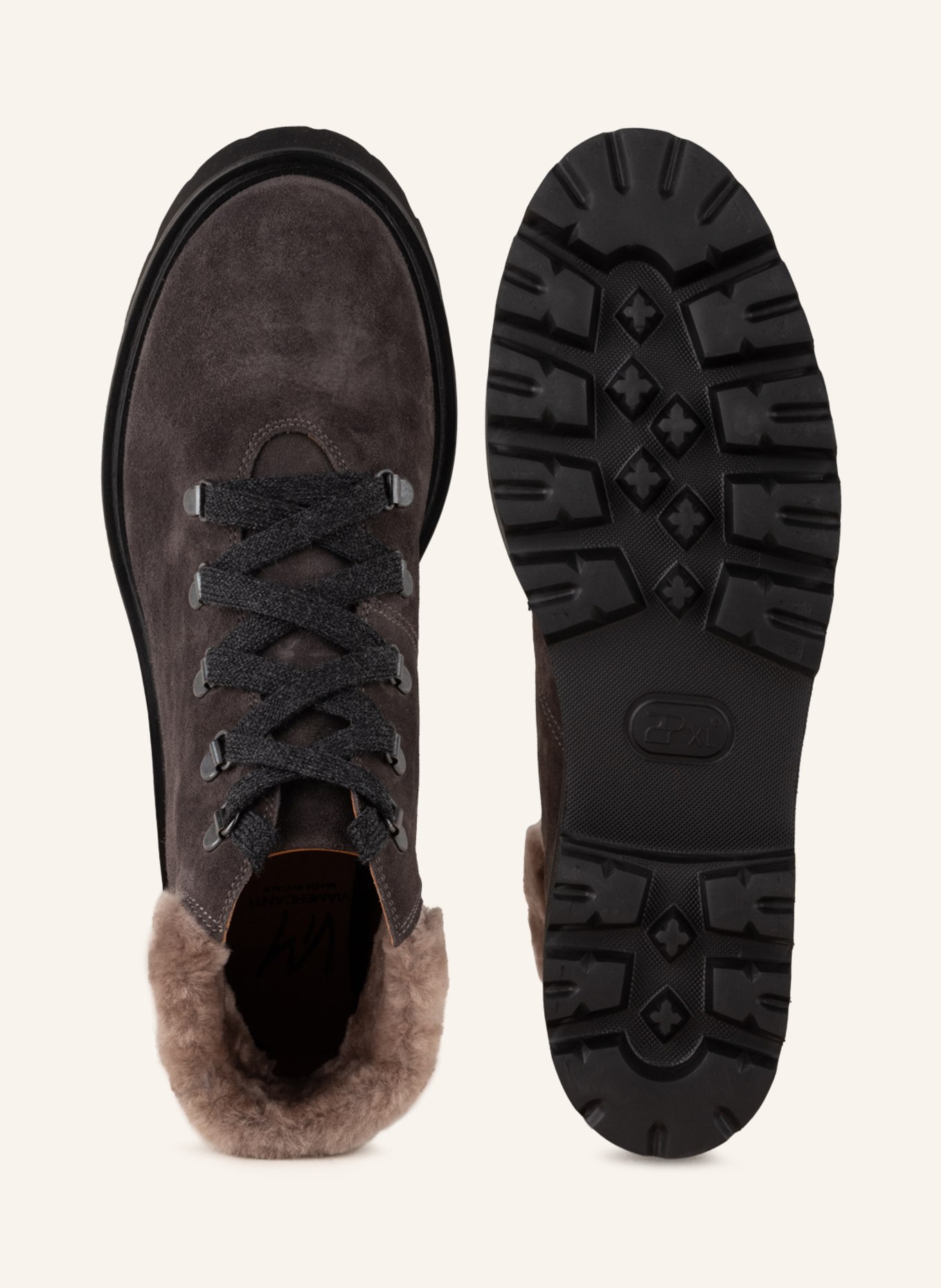 VIAMERCANTI Šněrovací boty OLIVIA, Barva: TMAVĚ ŠEDÁ (Obrázek 5)