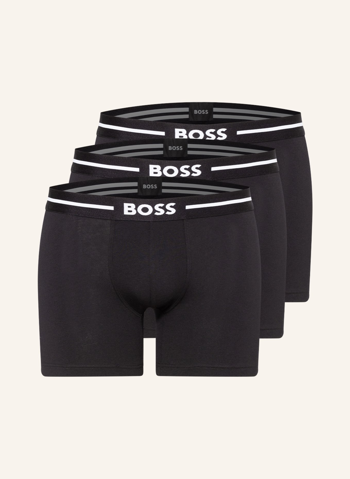 BOSS 3-pack boxer shorts, Color: BLACK (Image 1)