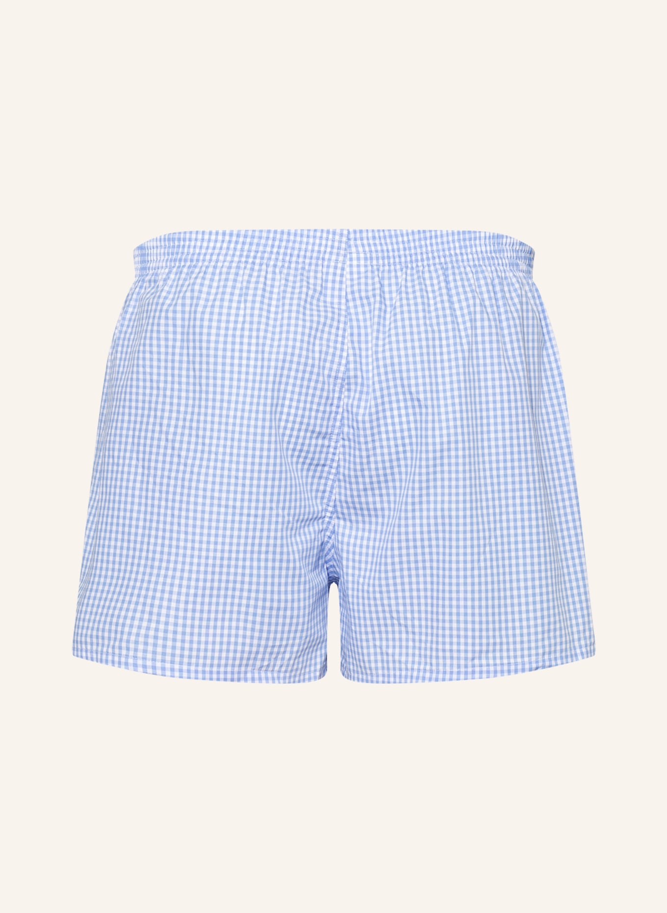 BOSS 2-pack woven boxer shorts, Color: LIGHT BLUE/ WHITE (Image 2)