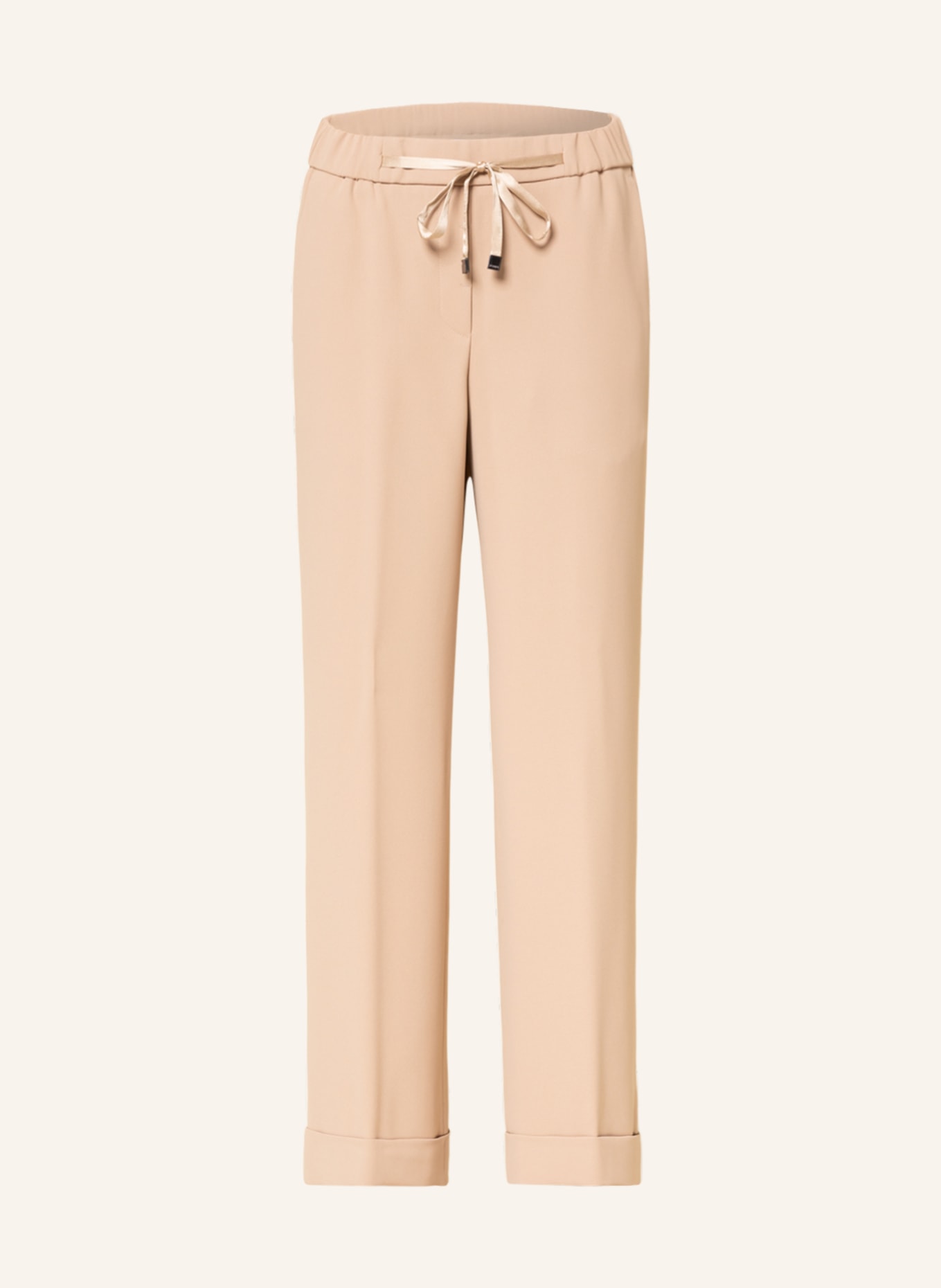 PESERICO Trousers in jogger style, Color: BEIGE (Image 1)