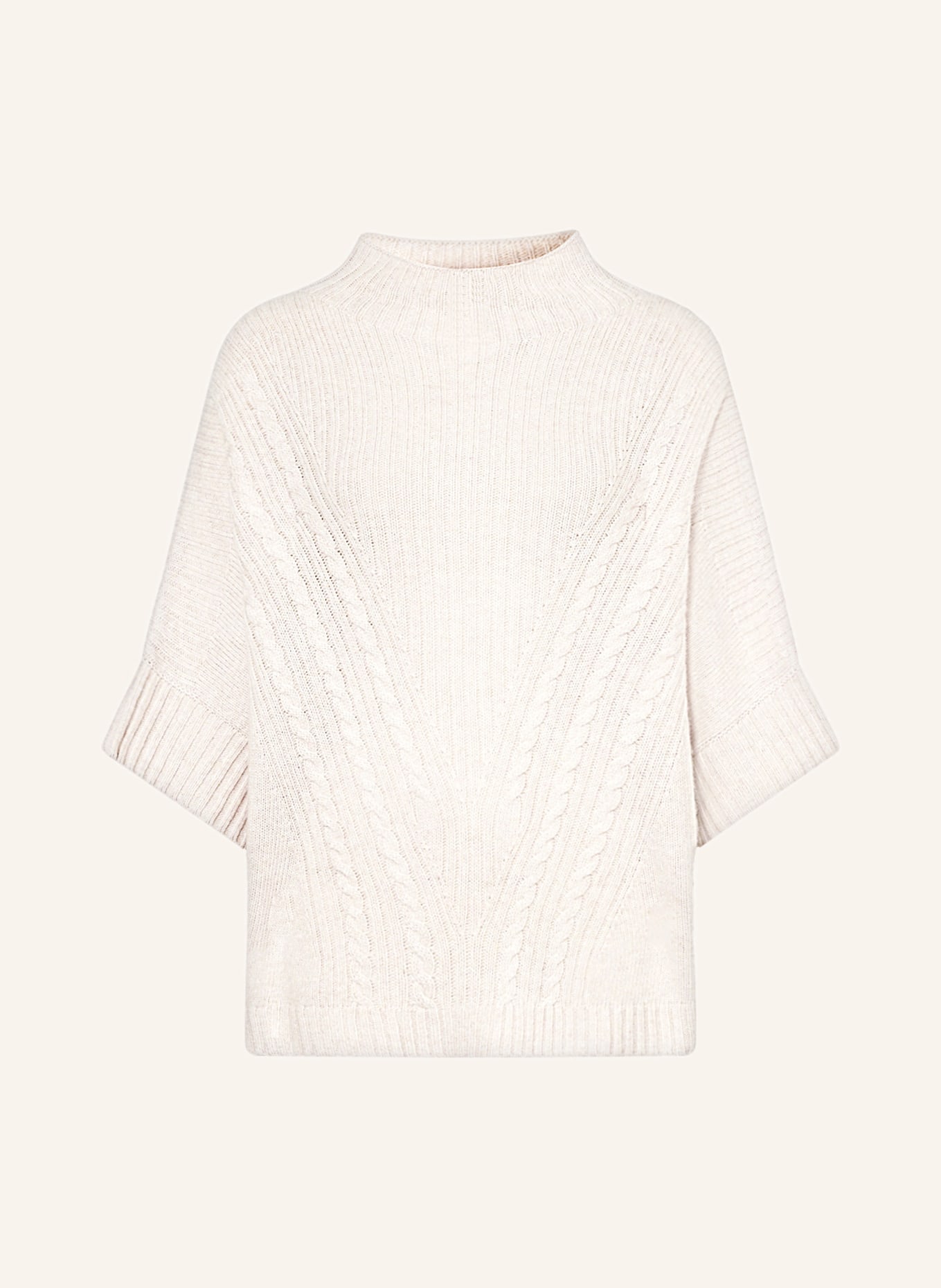 REPEAT Sweter z wełny merino, Kolor: KREMOWY (Obrazek 1)