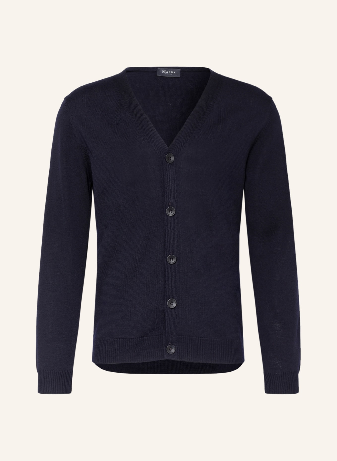 MAERZ MUENCHEN Strickjacke: DUNKELBLAU