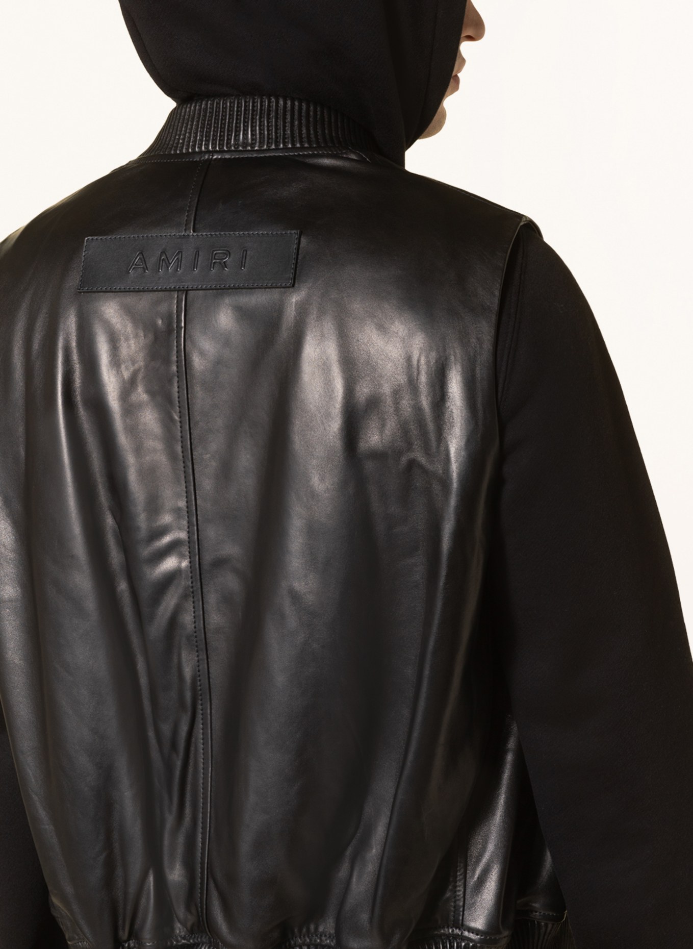 AMIRI Leather vest , Color: BLACK (Image 4)