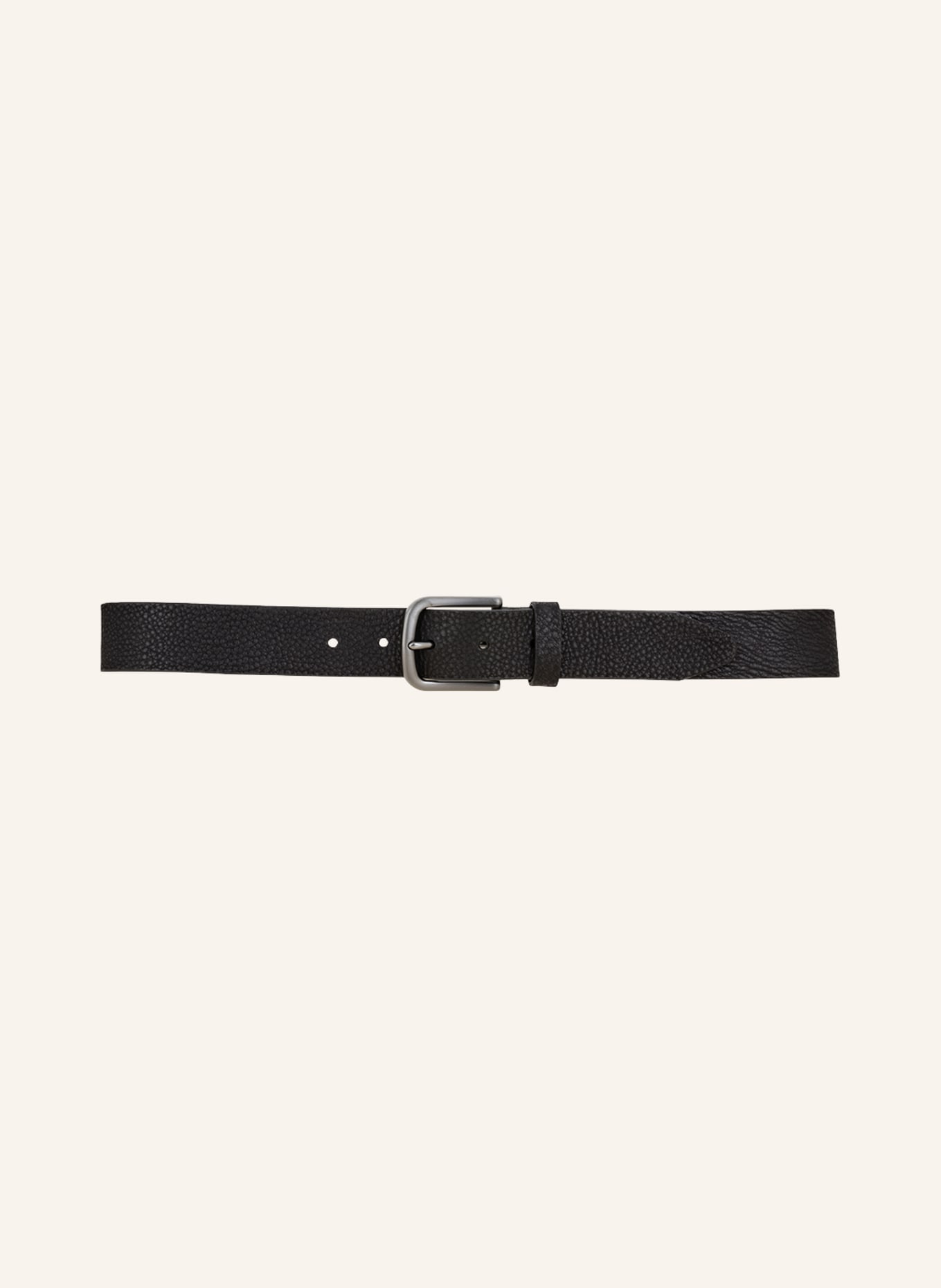 MONTI Leather belt AMARILLO, Color: BLACK (Image 2)