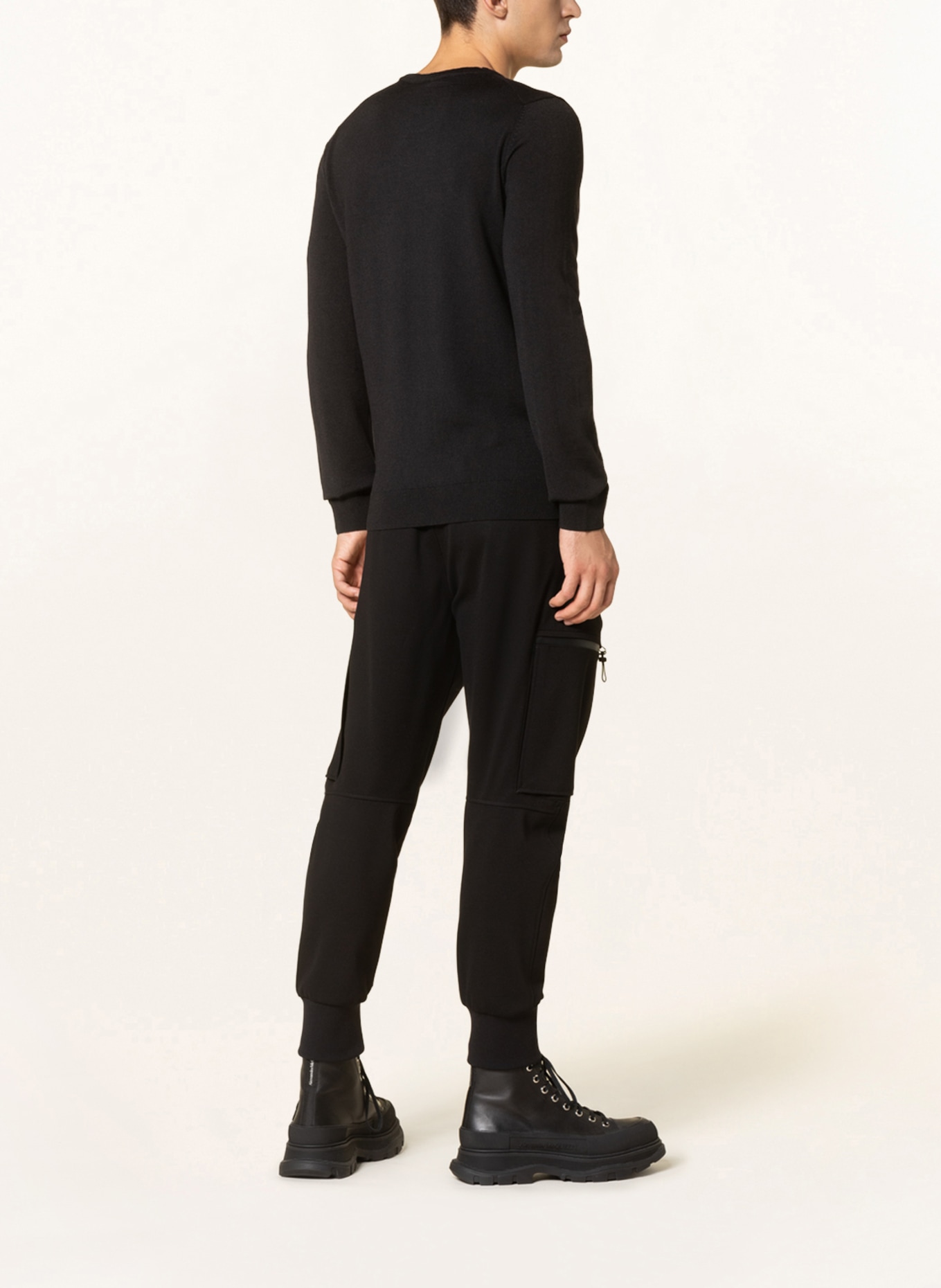 HUGO Sweater SAN CEDRIC , Color: BLACK (Image 3)