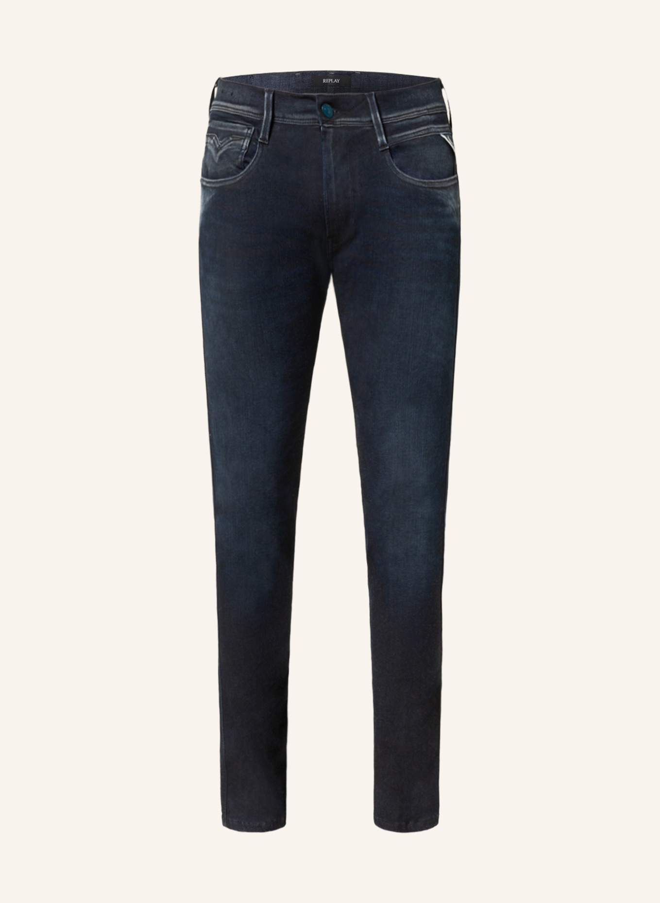 REPLAY Jeans ANBASS RE-USEDANBASS HYPERFLEX RE-USED slim fit, Color: 007 DARK BLUE (Image 1)