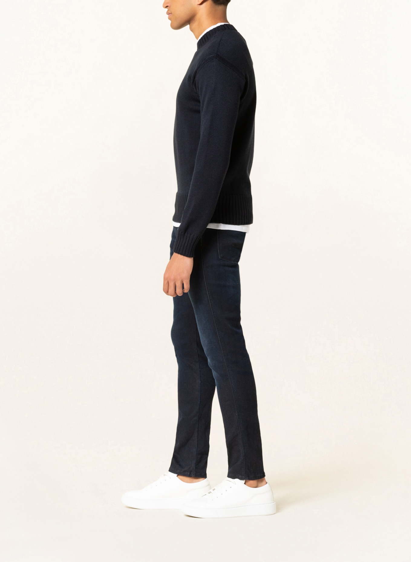 REPLAY Jeans ANBASS HYPERFLEX RE-USED Slim Fit, Farbe: 007 DARK BLUE (Bild 4)