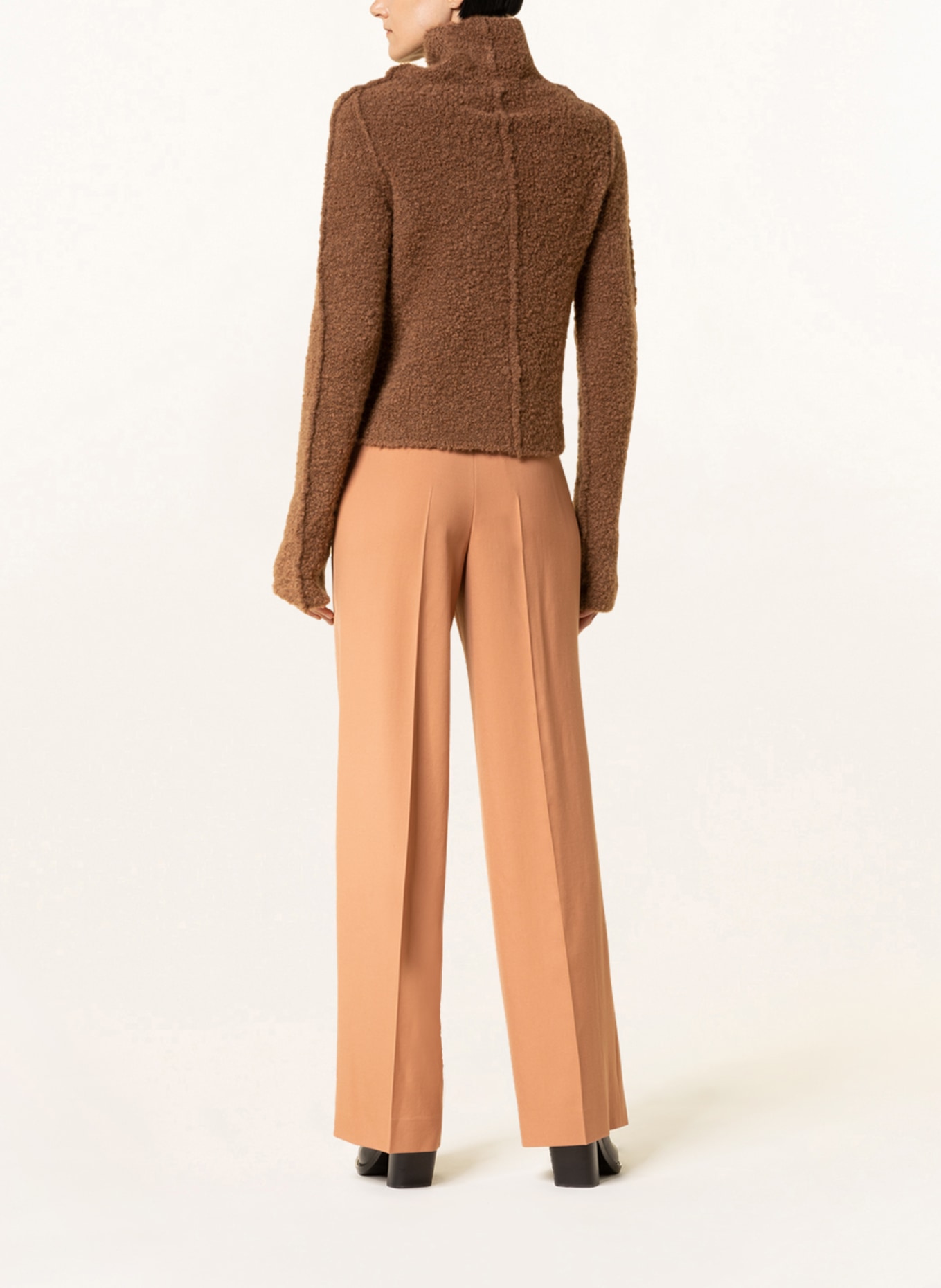 STELLA McCARTNEY Wide leg trousers, Color: BROWN (Image 3)