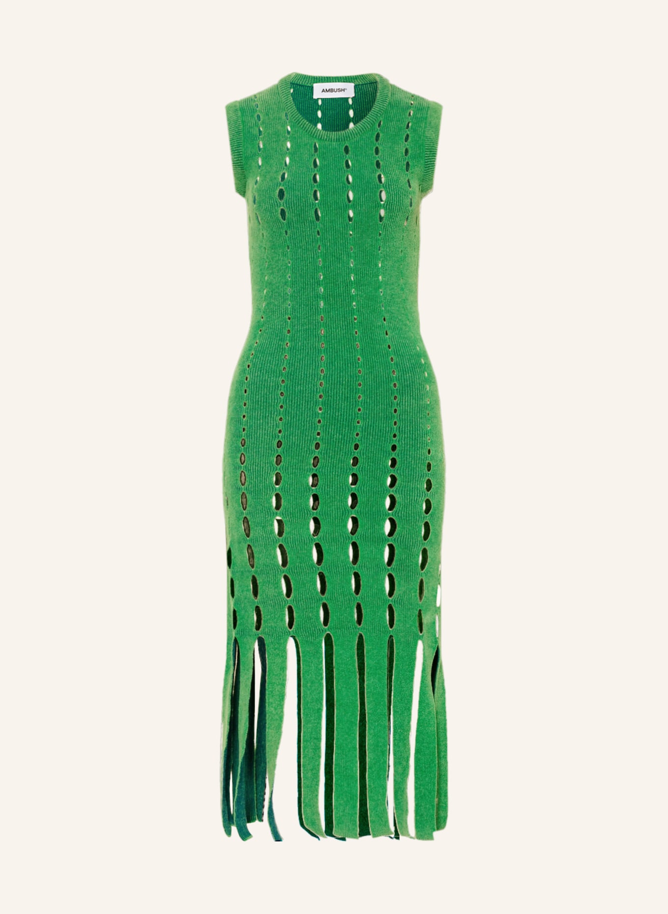 AMBUSH Pletené šaty, Barva: SVĚTLE ZELENÁ (Obrázek 1)