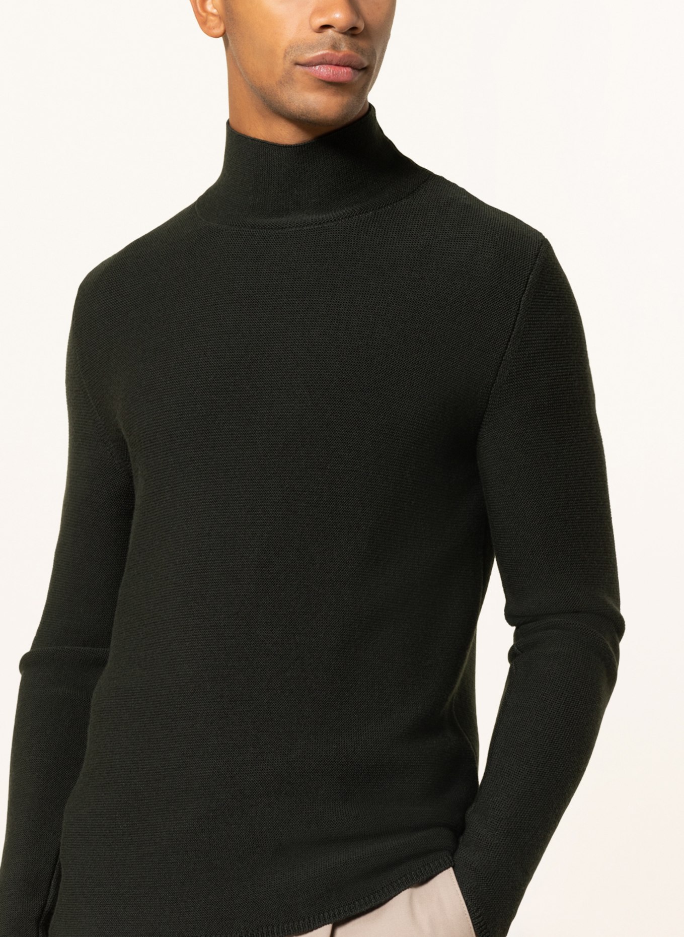 Gottseidank Sweater CONRAD, Color: DARK GREEN (Image 4)