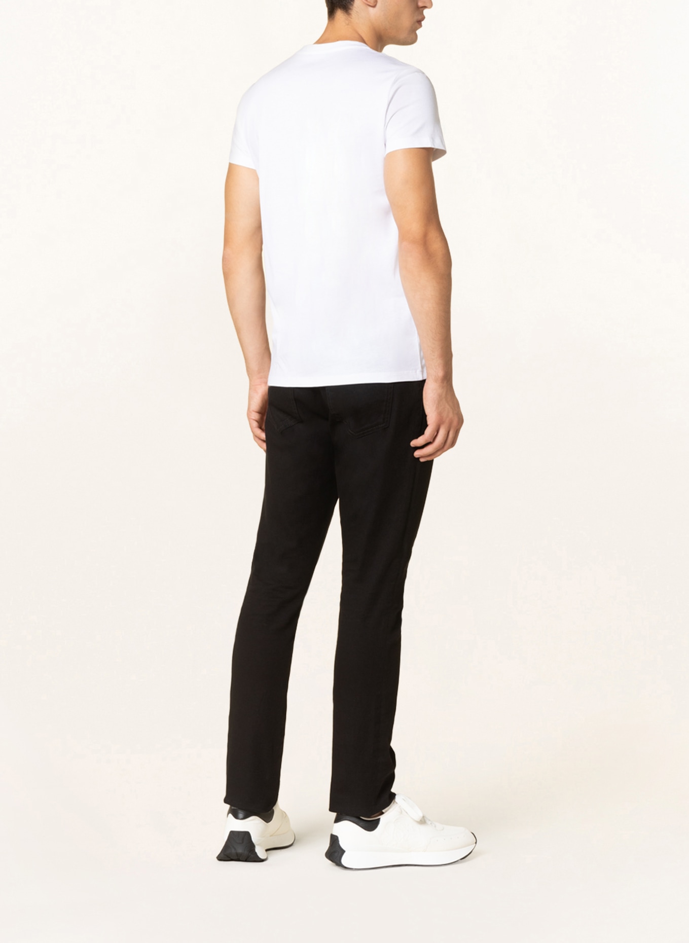 BALMAIN T-shirt, Color: WHITE/ BLACK (Image 3)