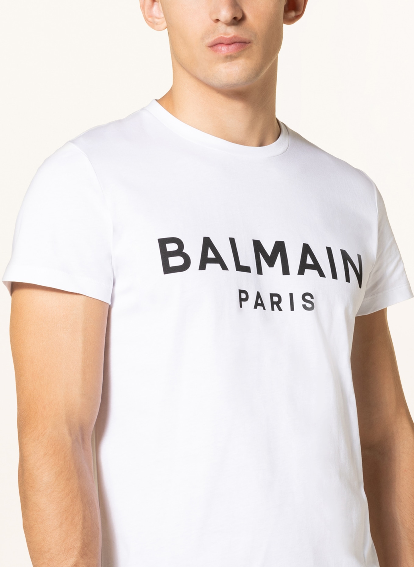 BALMAIN T-Shirt, Farbe: WEISS/ SCHWARZ (Bild 4)