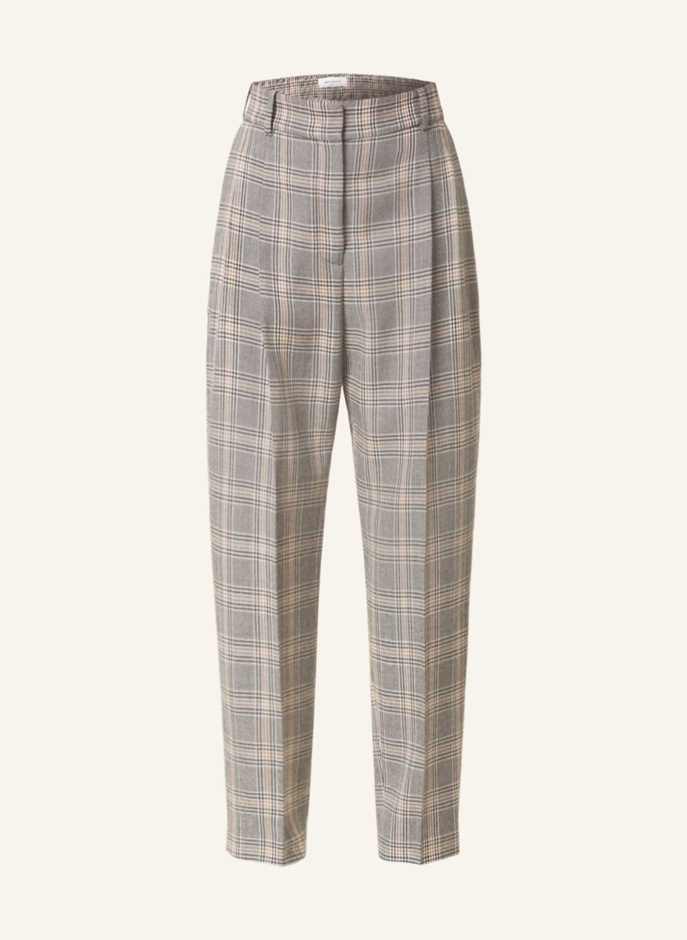 FABIANA FILIPPI Pants, Color: GRAY/ BEIGE (Image 1)