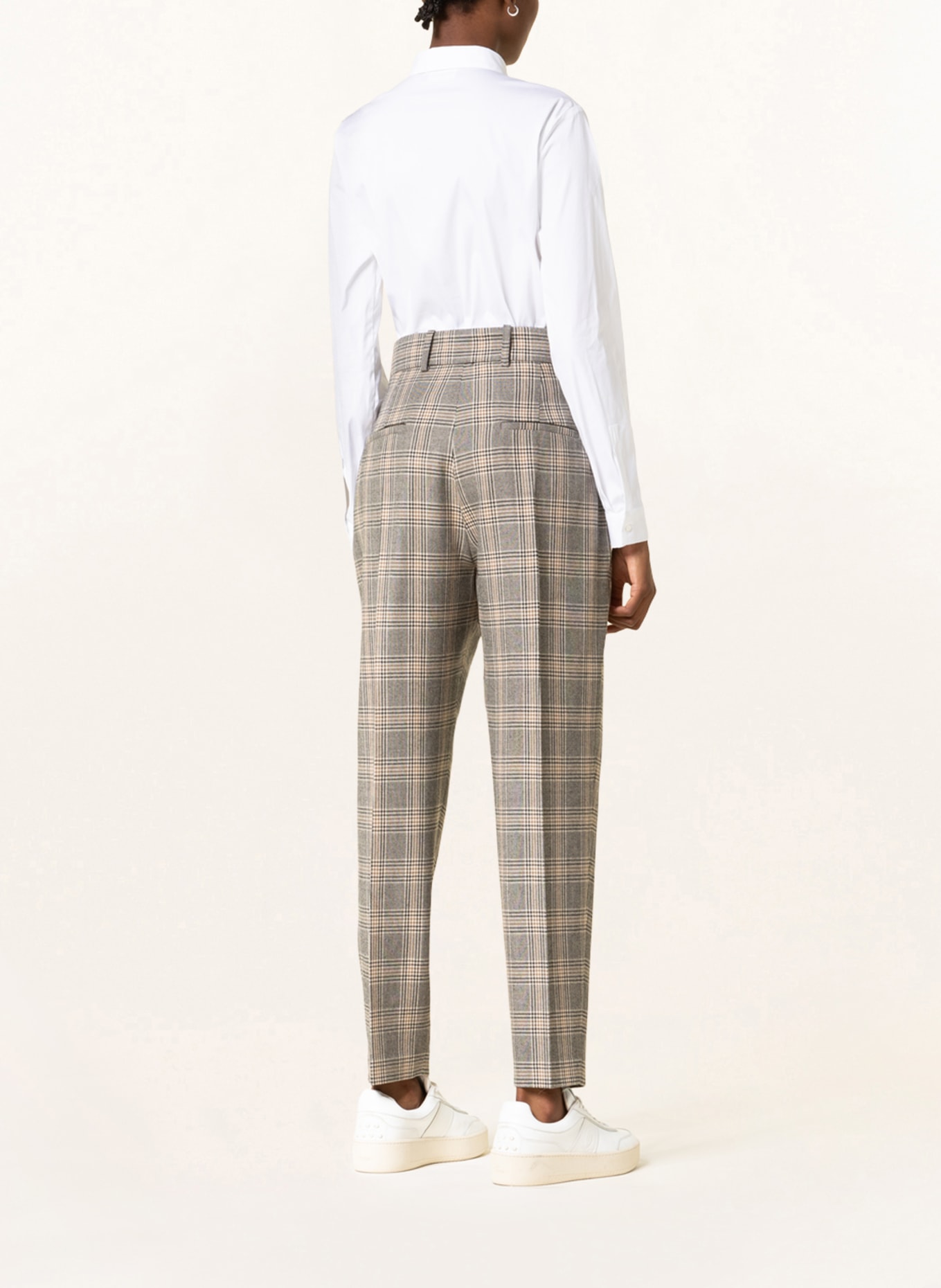 FABIANA FILIPPI Pants, Color: GRAY/ BEIGE (Image 3)