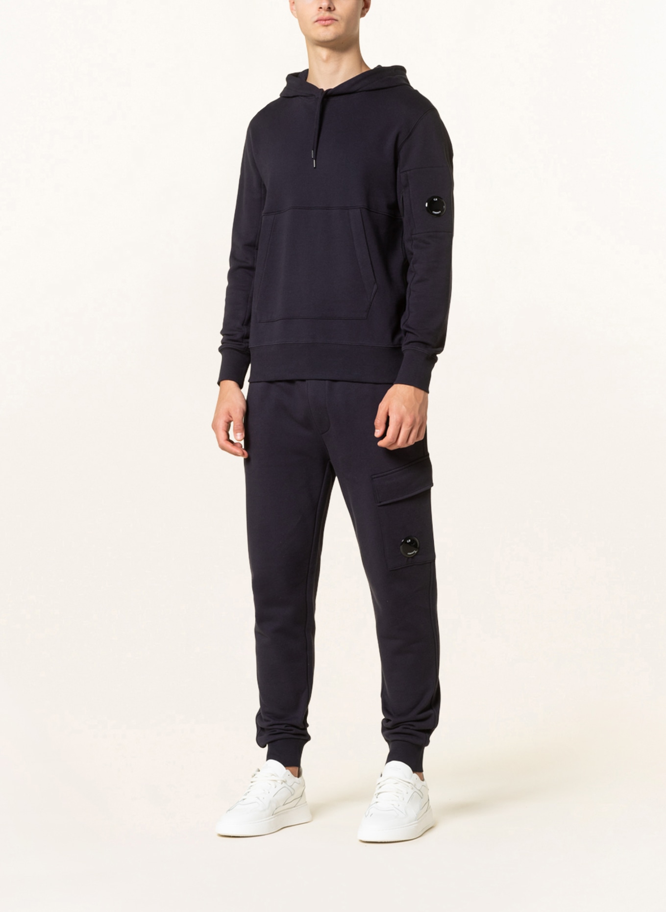 C.P. COMPANY Sweatpants: DUNKELBLAU