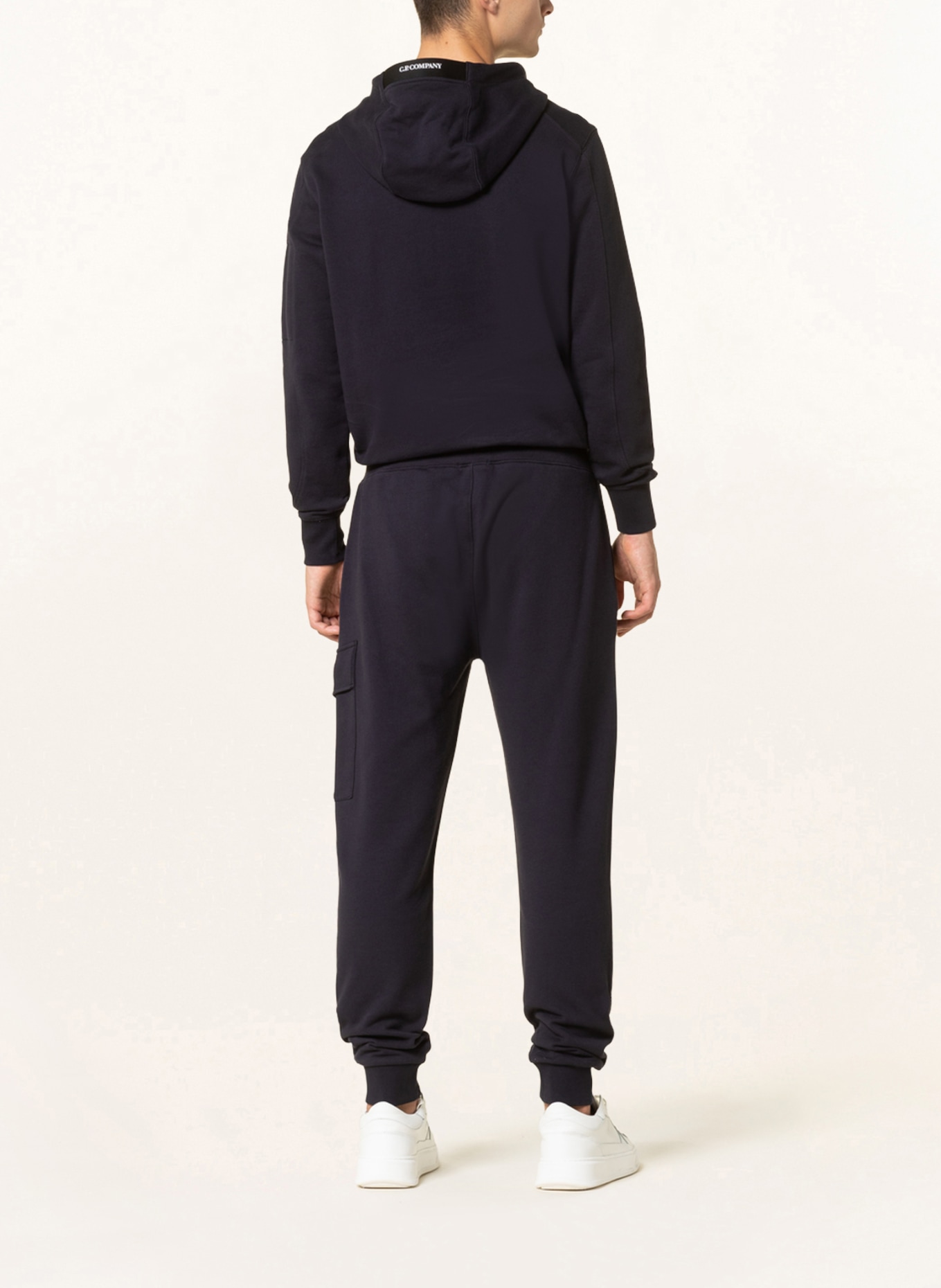 C.P. COMPANY Sweatpants: DUNKELBLAU