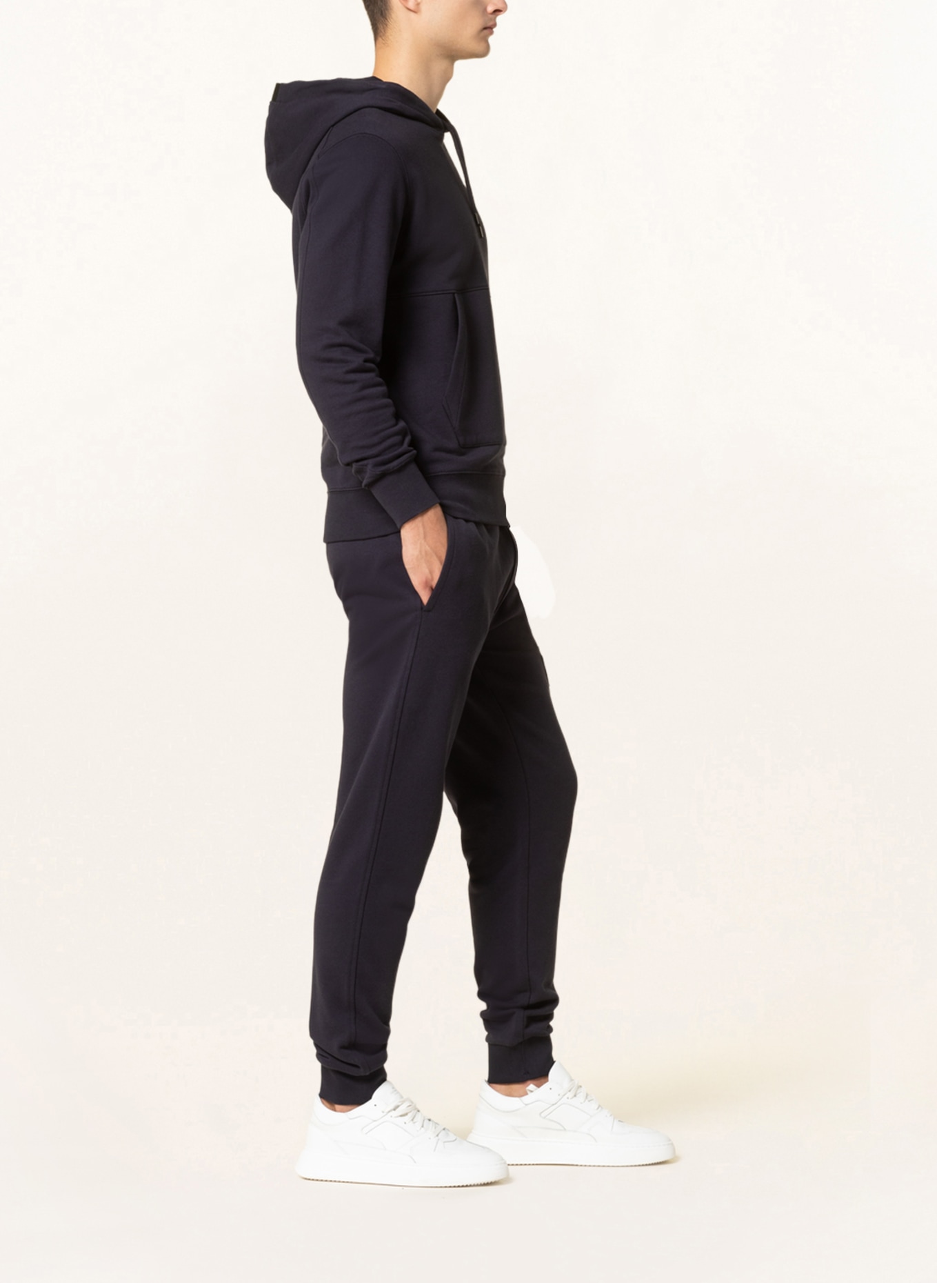 C.P. COMPANY Sweatpants: DUNKELBLAU
