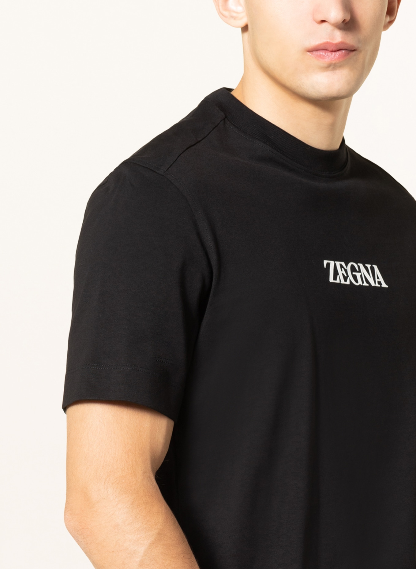 ZEGNA T-shirt: CZARNY