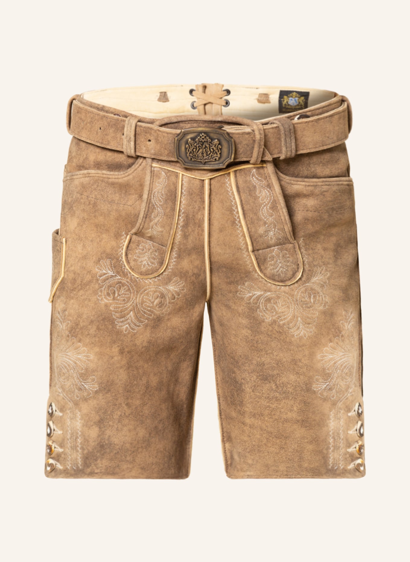 Hammerschmid Leather pants GÖLL, Color: LIGHT BROWN (Image 1)