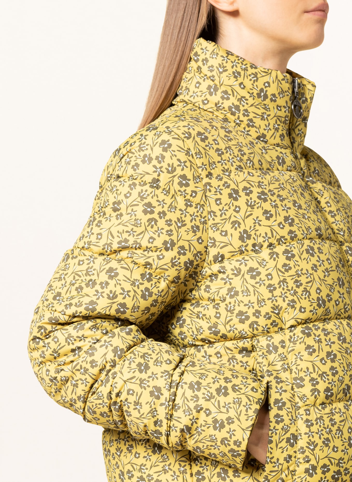 Barbour quilted 2025 jacket mens yellow