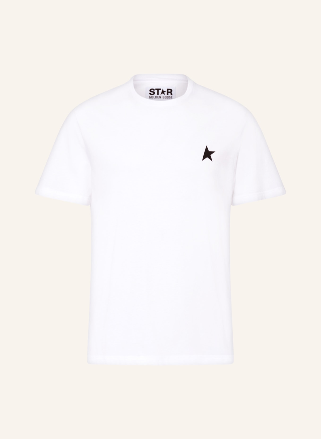GOLDEN GOOSE T-shirt STAR, Color: WHITE (Image 1)