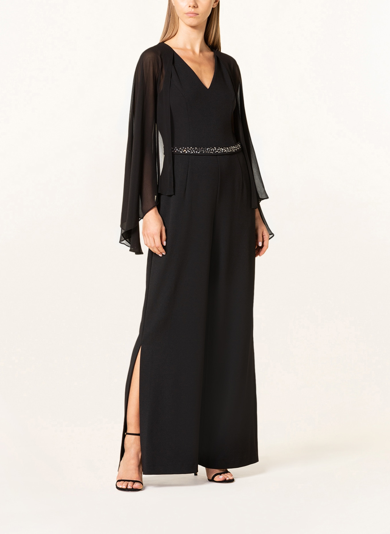 Vera Mont Jumpsuit: ZWART