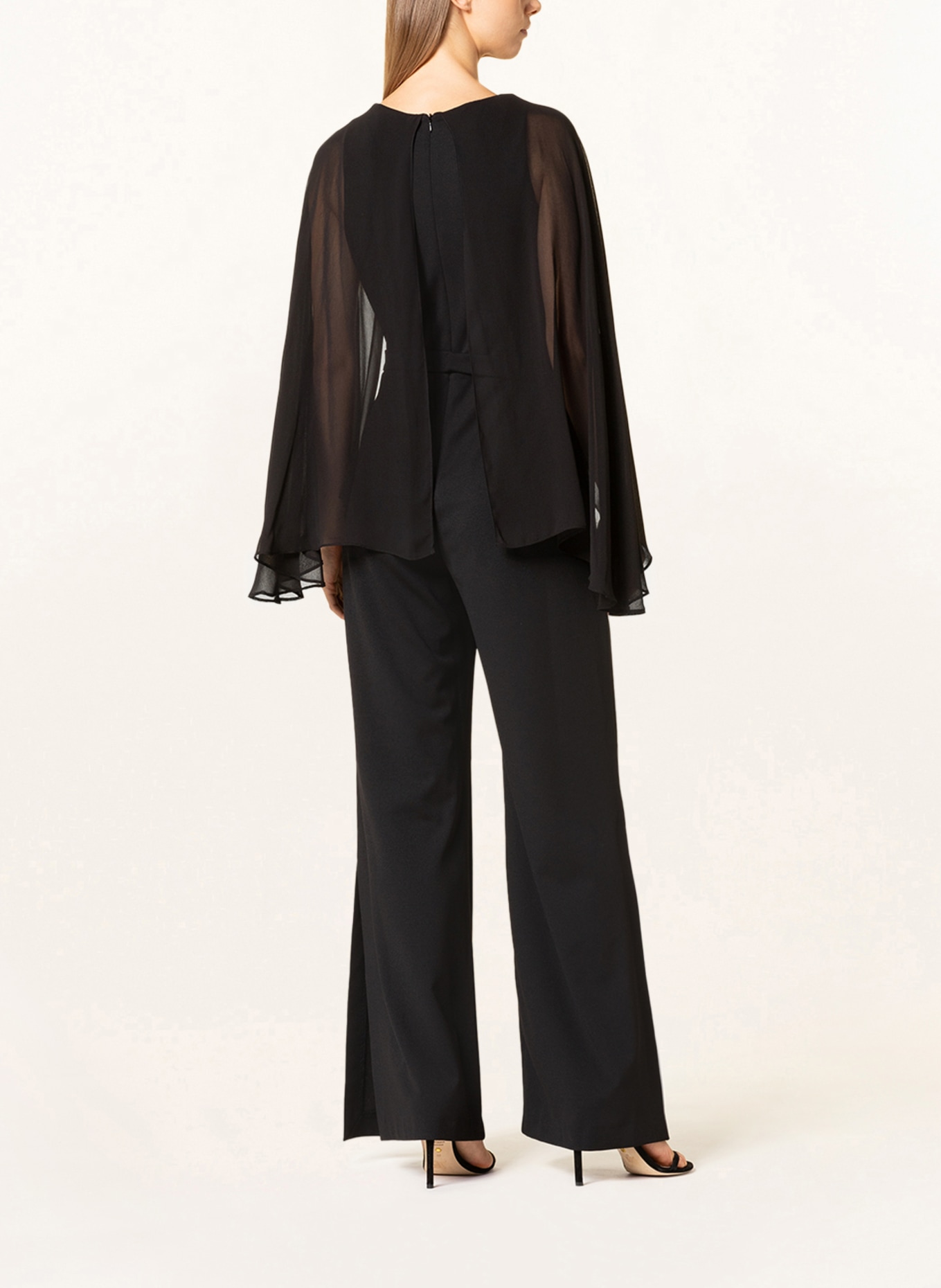 Vera Mont Jumpsuit: ZWART