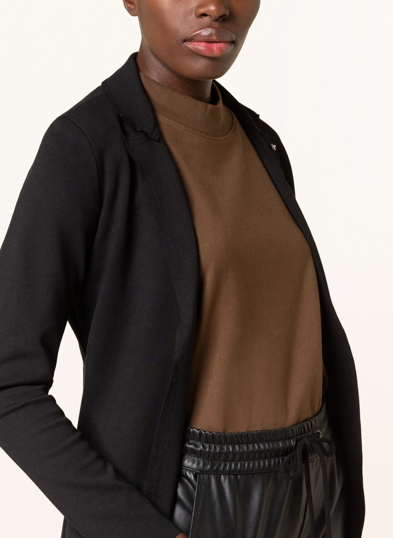 Ladies black longline blazer store