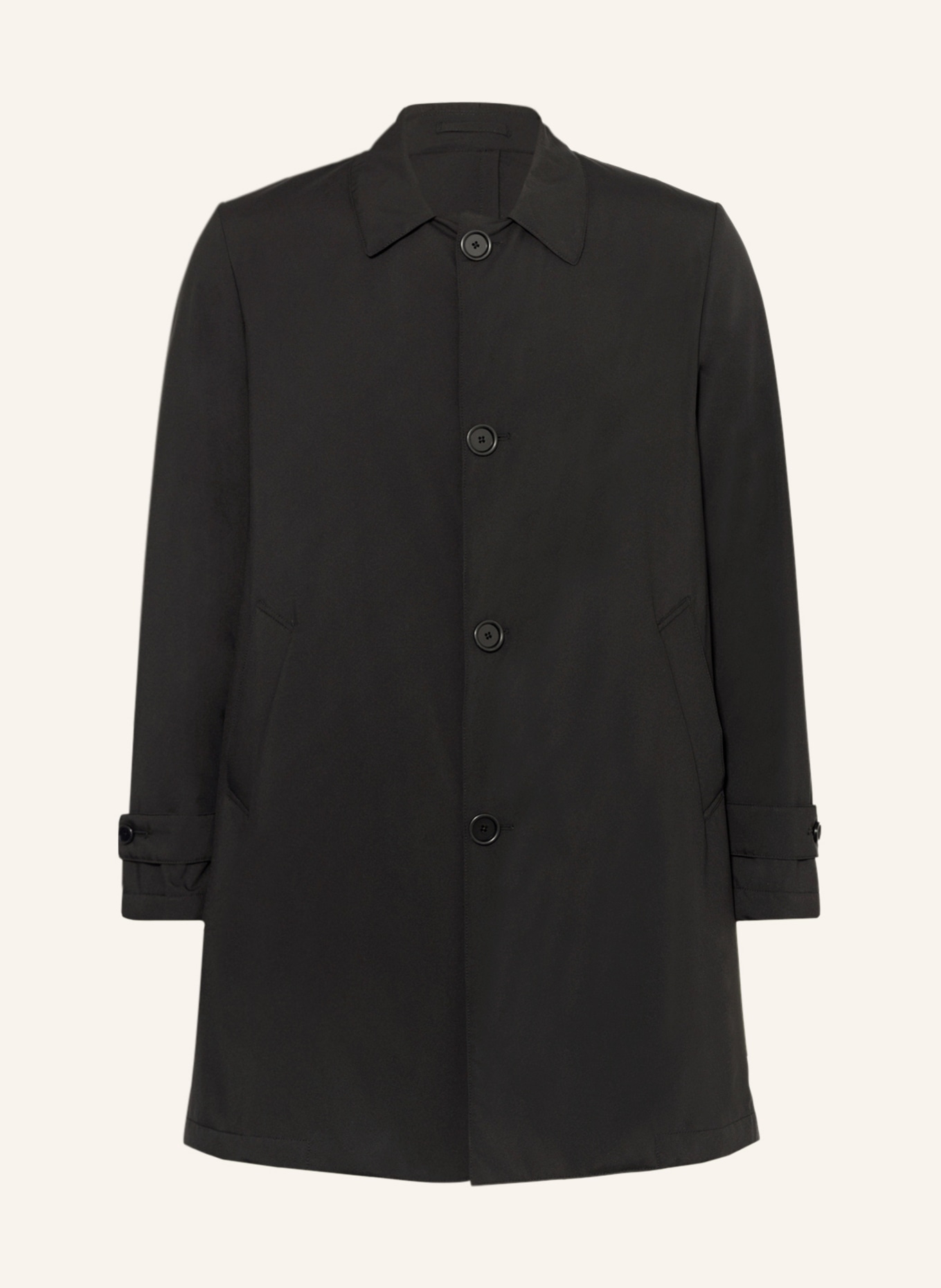 LARDINI Coat IRSCUNEO, Color: BLACK (Image 1)