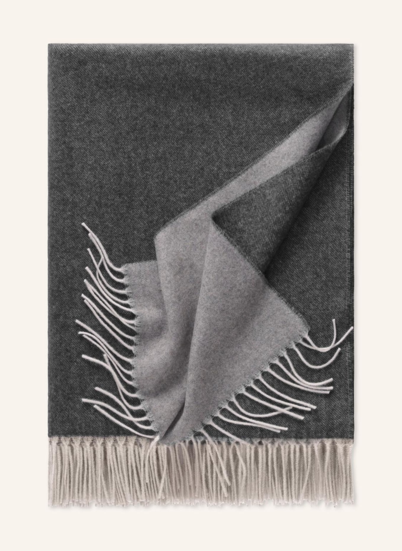 EAGLE PRODUCTS Plaid ALASSIO mit Cashmere , Farbe: DUNKELGRAU (Bild 1)