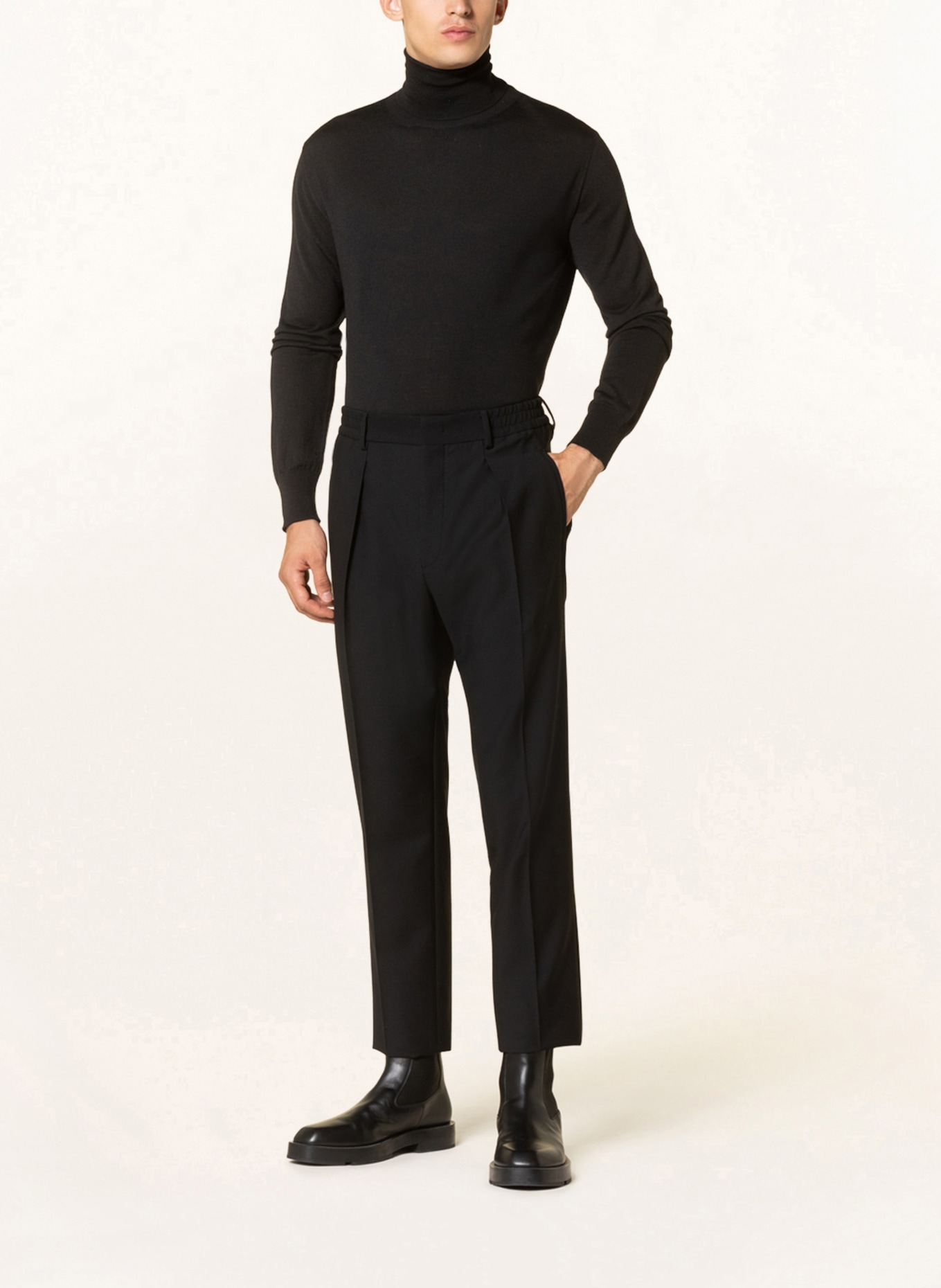 JIL SANDER Turtleneck sweater, Color: BLACK (Image 2)