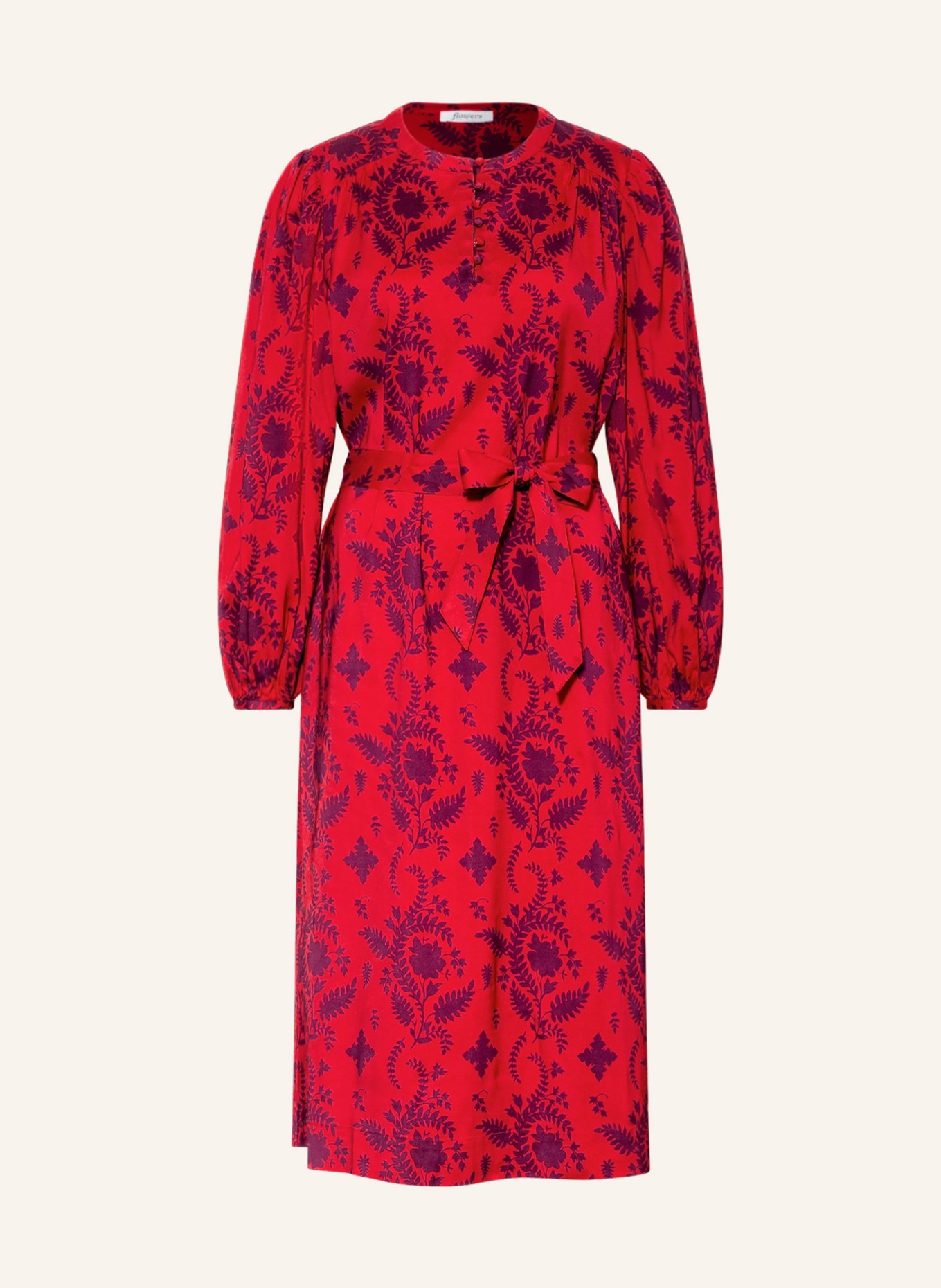 flowers for friends Dress, Color: RED/ DARK PURPLE (Image 1)