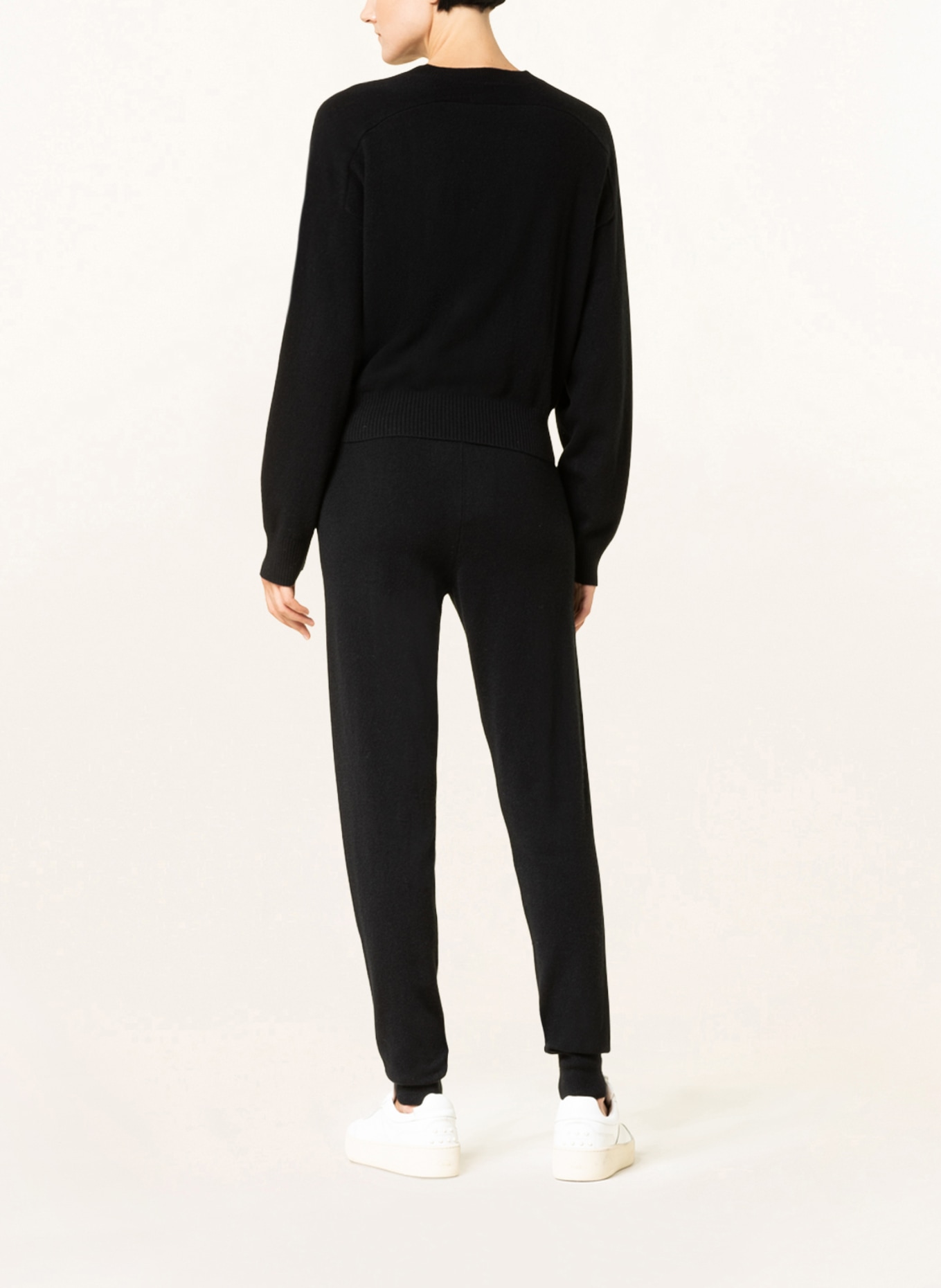 LOULOU STUDIO Cashmere sweater EMSALO, Color: BLACK (Image 3)