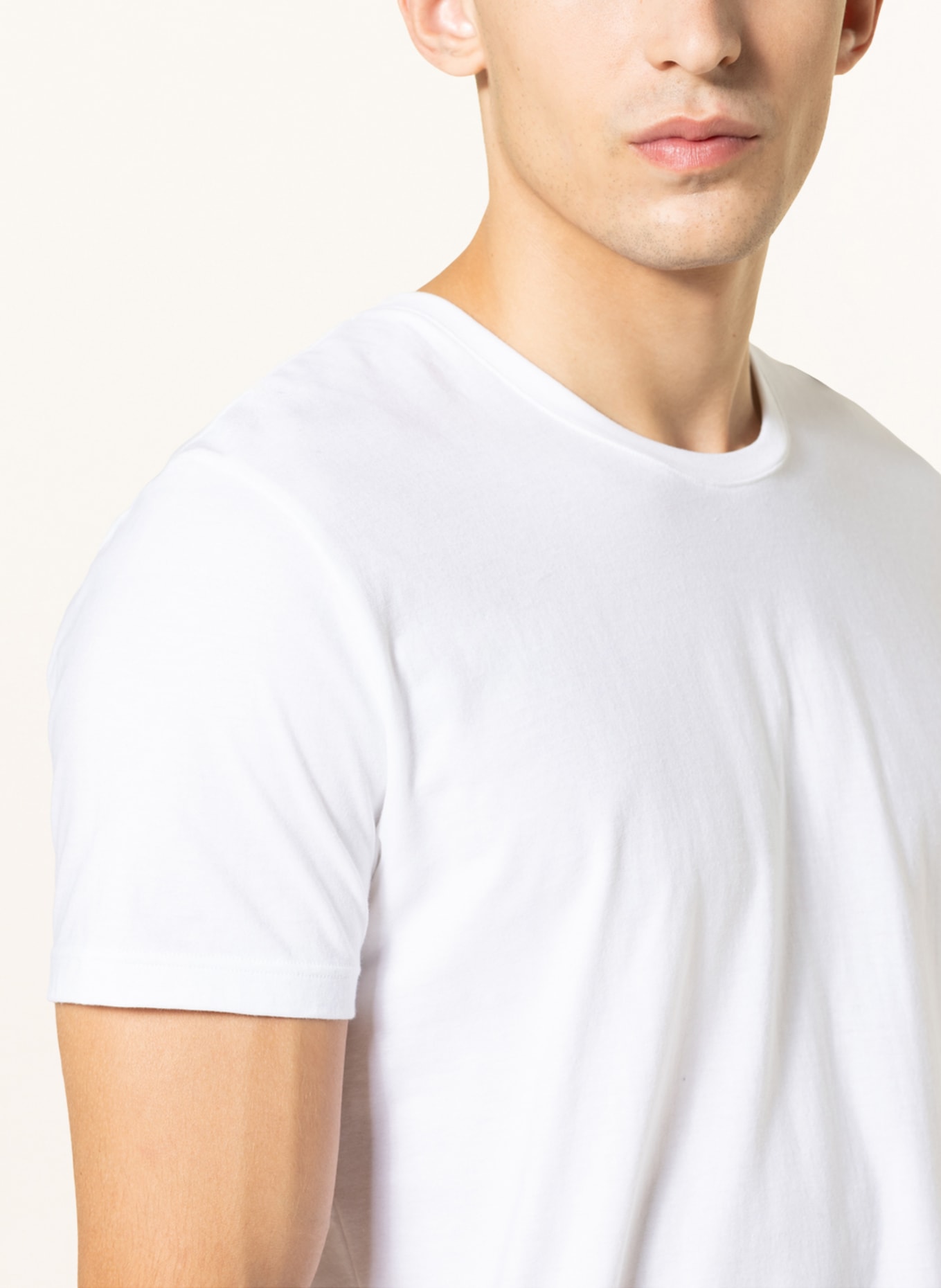 mey Pajama shirt series RELAX, Color: WHITE (Image 4)