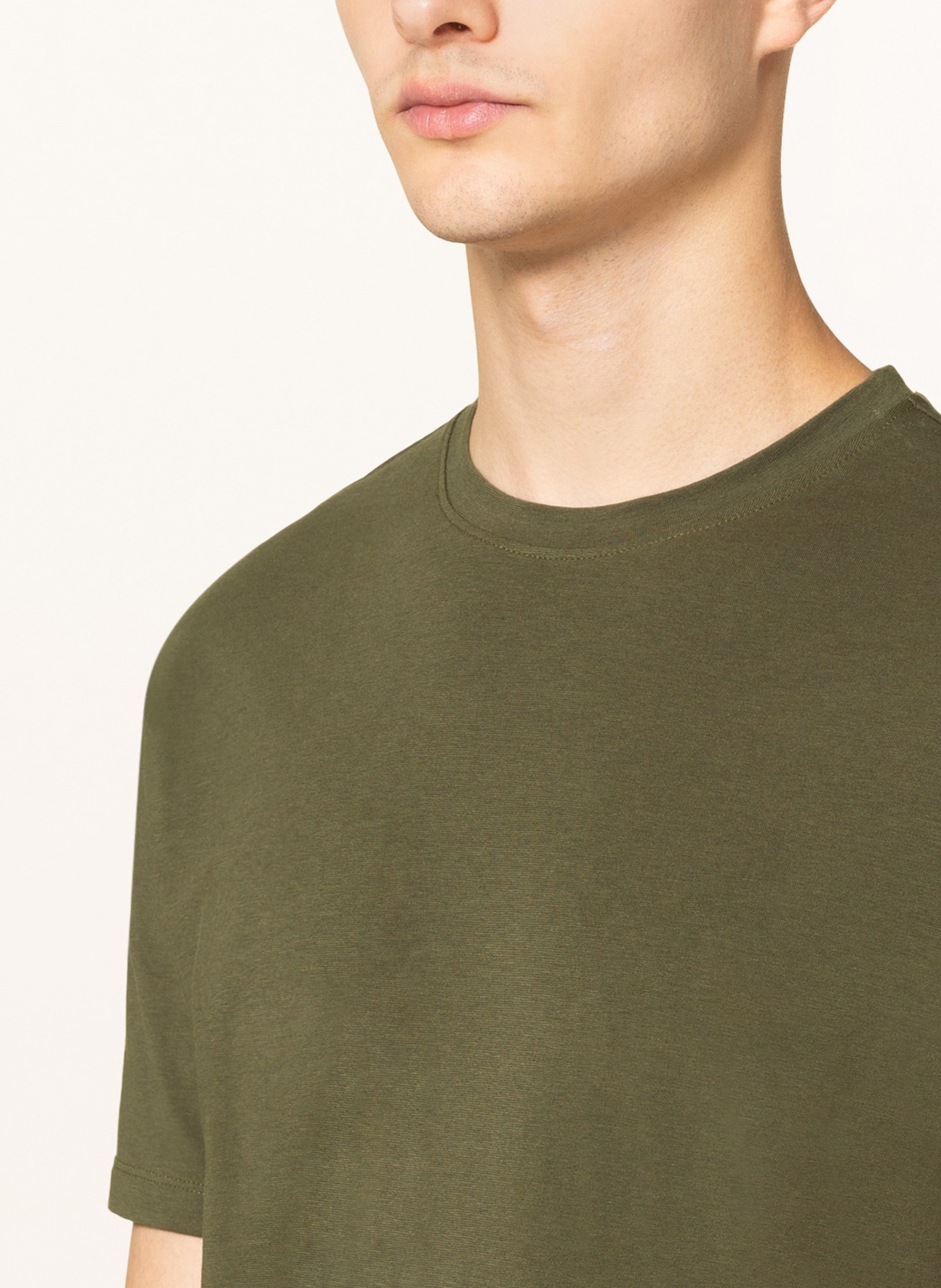 mey Schlafshirt Serie RELAX: KHAKI