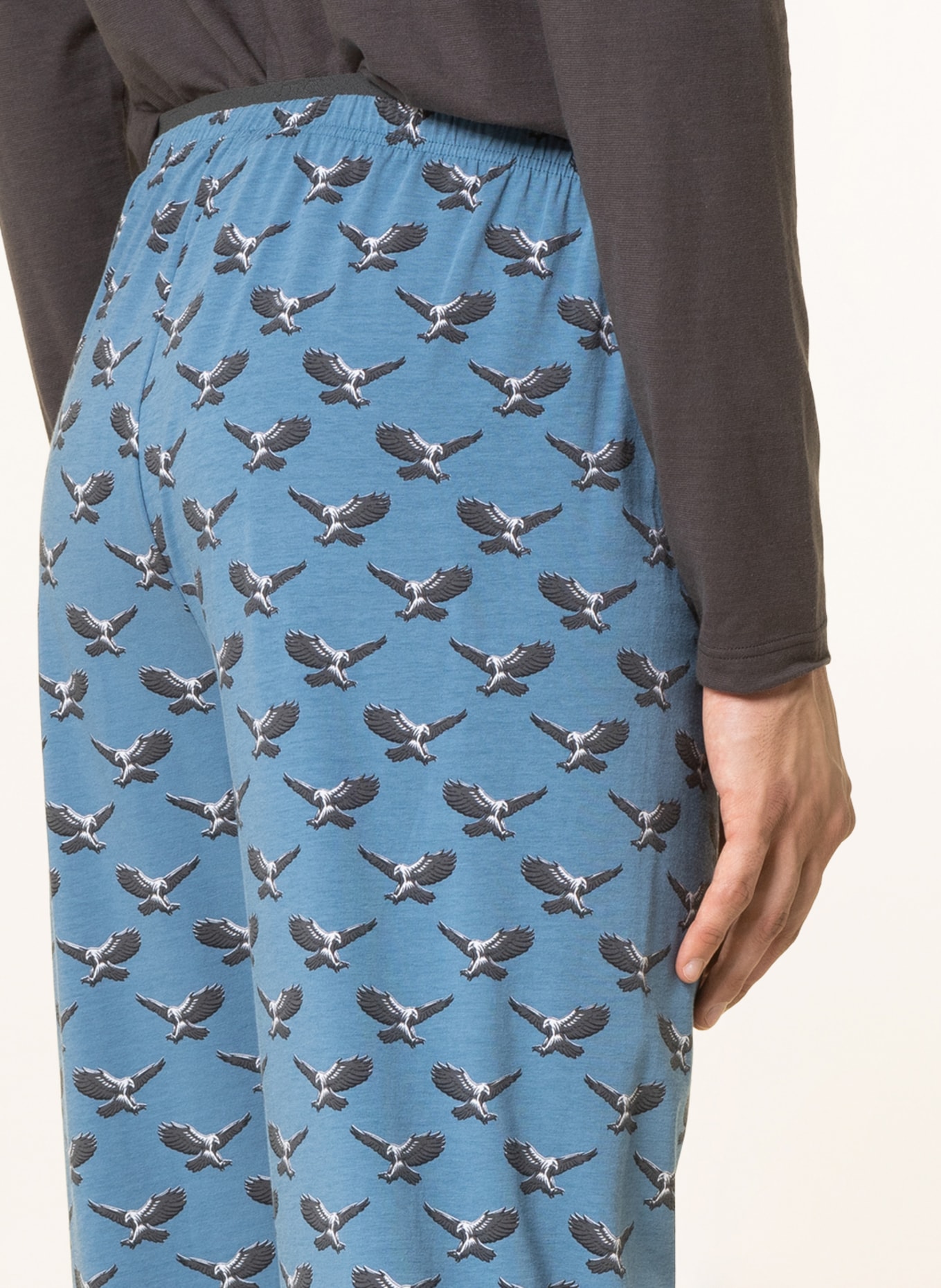 mey Spodnie od piżamy z serii EAGLE, Kolor: NIEBIESKI (Obrazek 5)