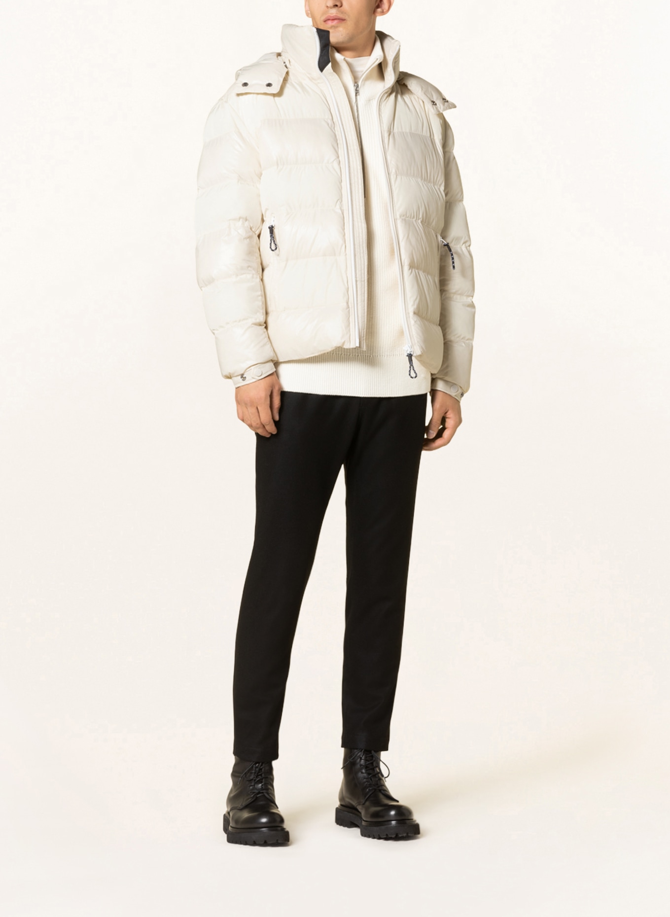 BOSS Quilted jacket CUTLERO, Color: WHITE (Image 2)